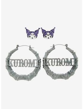 Kuromi Name Hoop Earrings, , hi-res