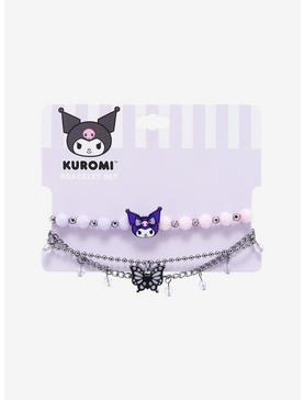 Kuromi Butterfly Bead Bracelet Set, , hi-res