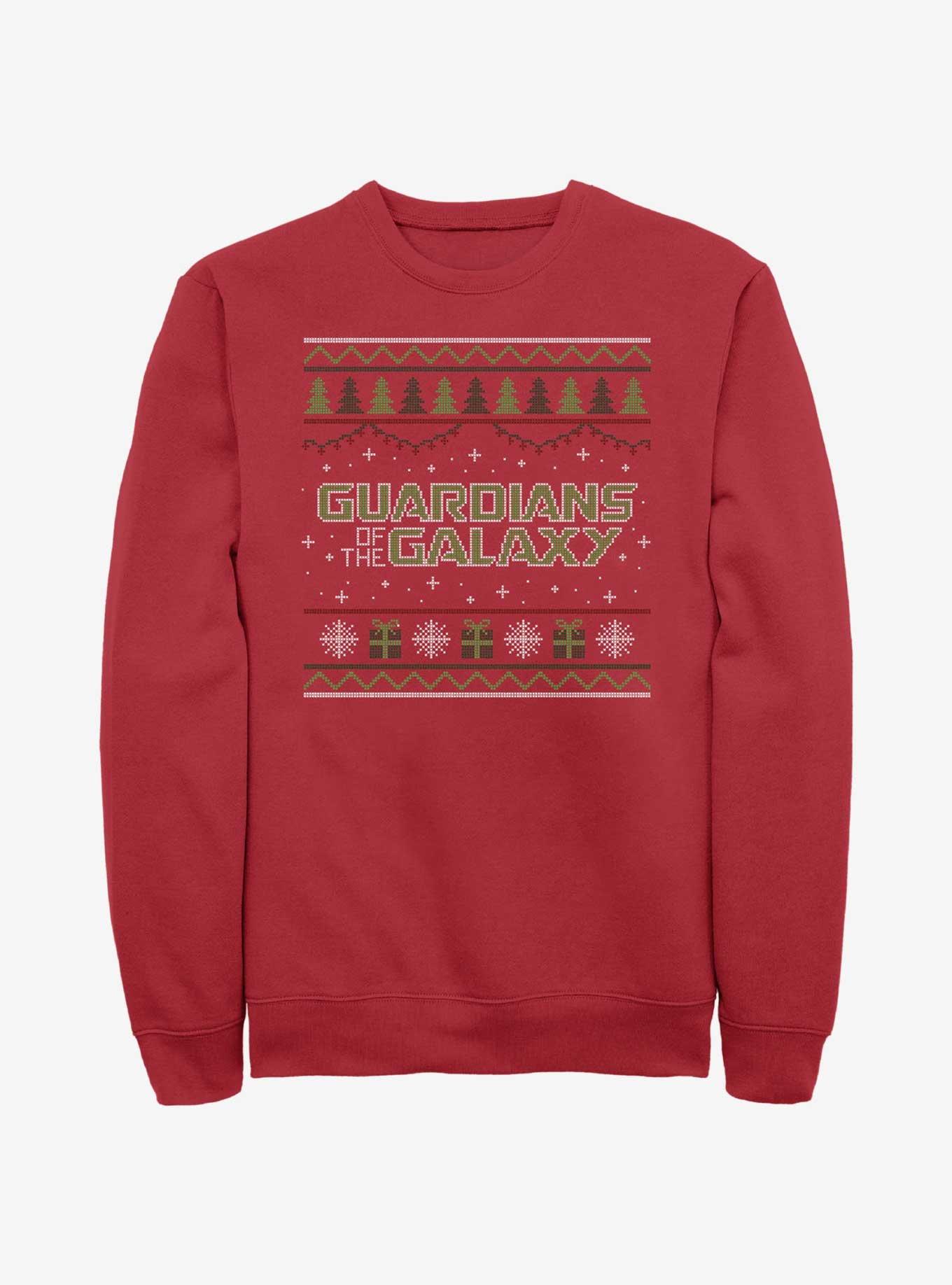 Marvel Guardians of the Galaxy Christmas Galaxy Sweatshirt
