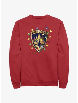 Marvel Guardians of the Galaxy Christmas Lights Badge Sweatshirt, , hi-res