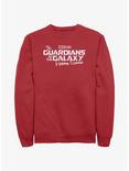 Marvel Guardians of the Galaxy Holiday Special Logo Sweatshirt, RED, hi-res