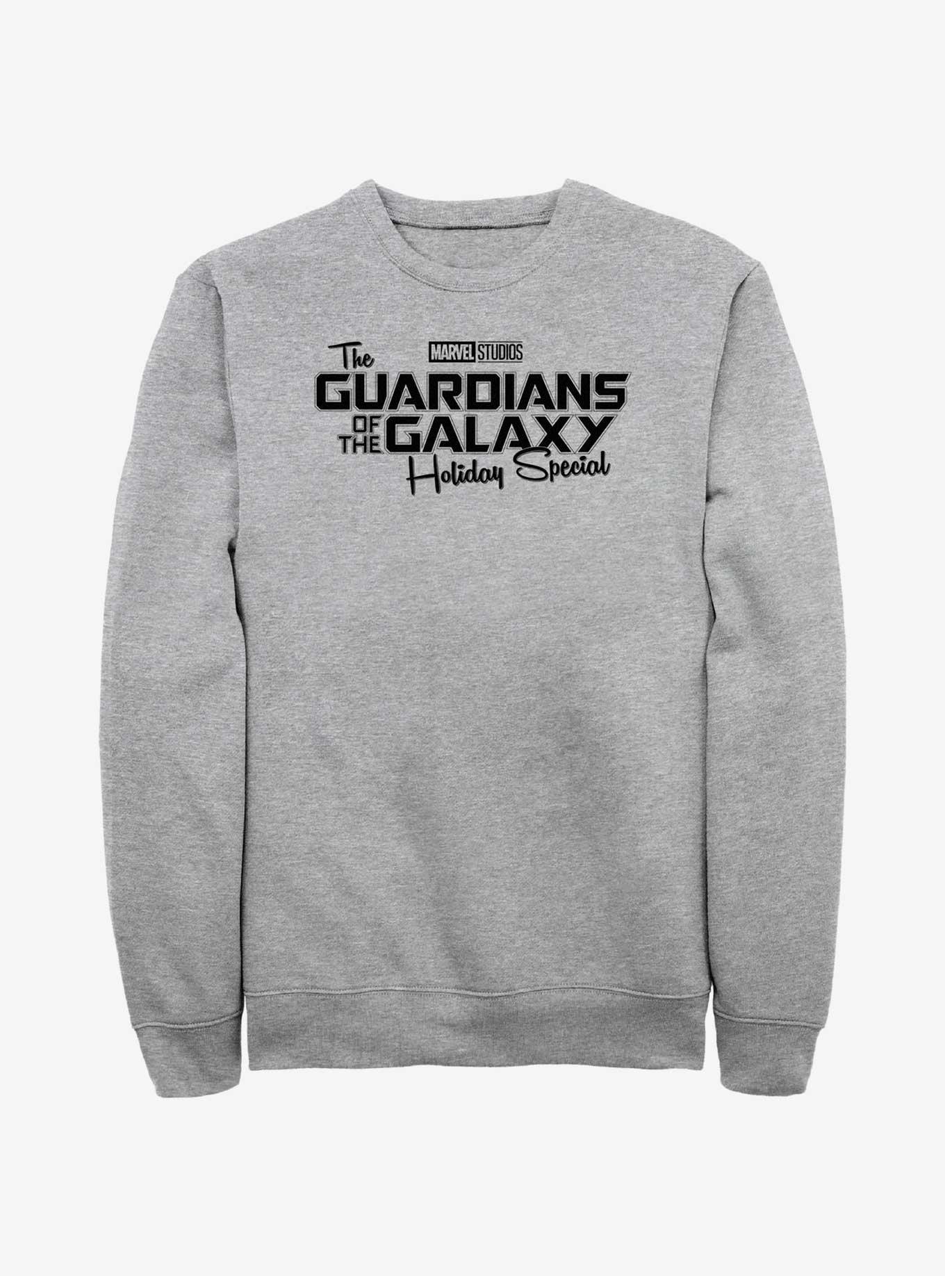 Marvel Guardians of the Galaxy Holiday Special Logo Sweatshirt, ATH HTR, hi-res