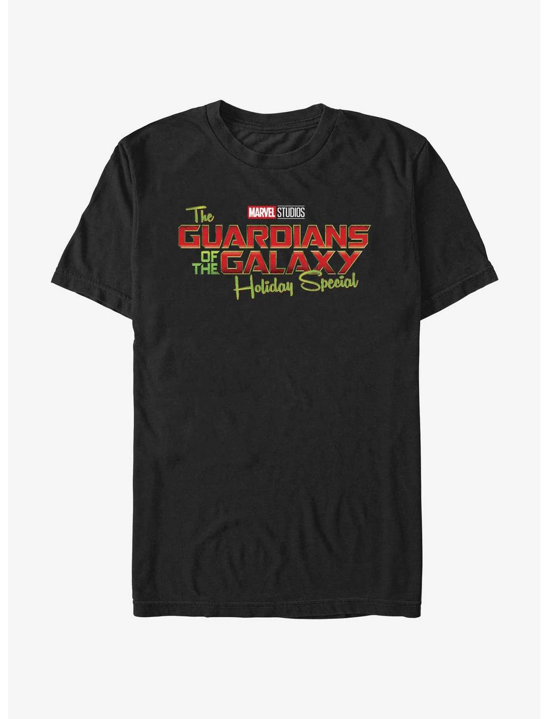 Marvel Guardians of the Galaxy Holiday Special Logo T-Shirt, BLACK, hi-res