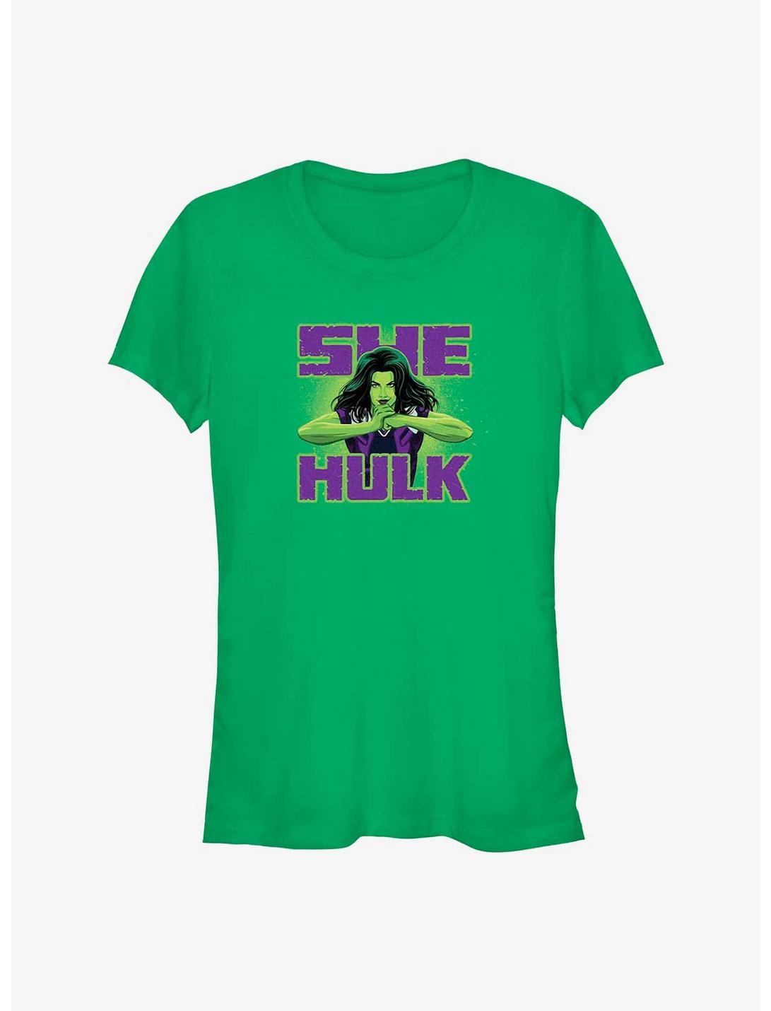 Marvel She-Hulk: Attorney At Law Power Fists Girls T-Shirt, KELLY, hi-res