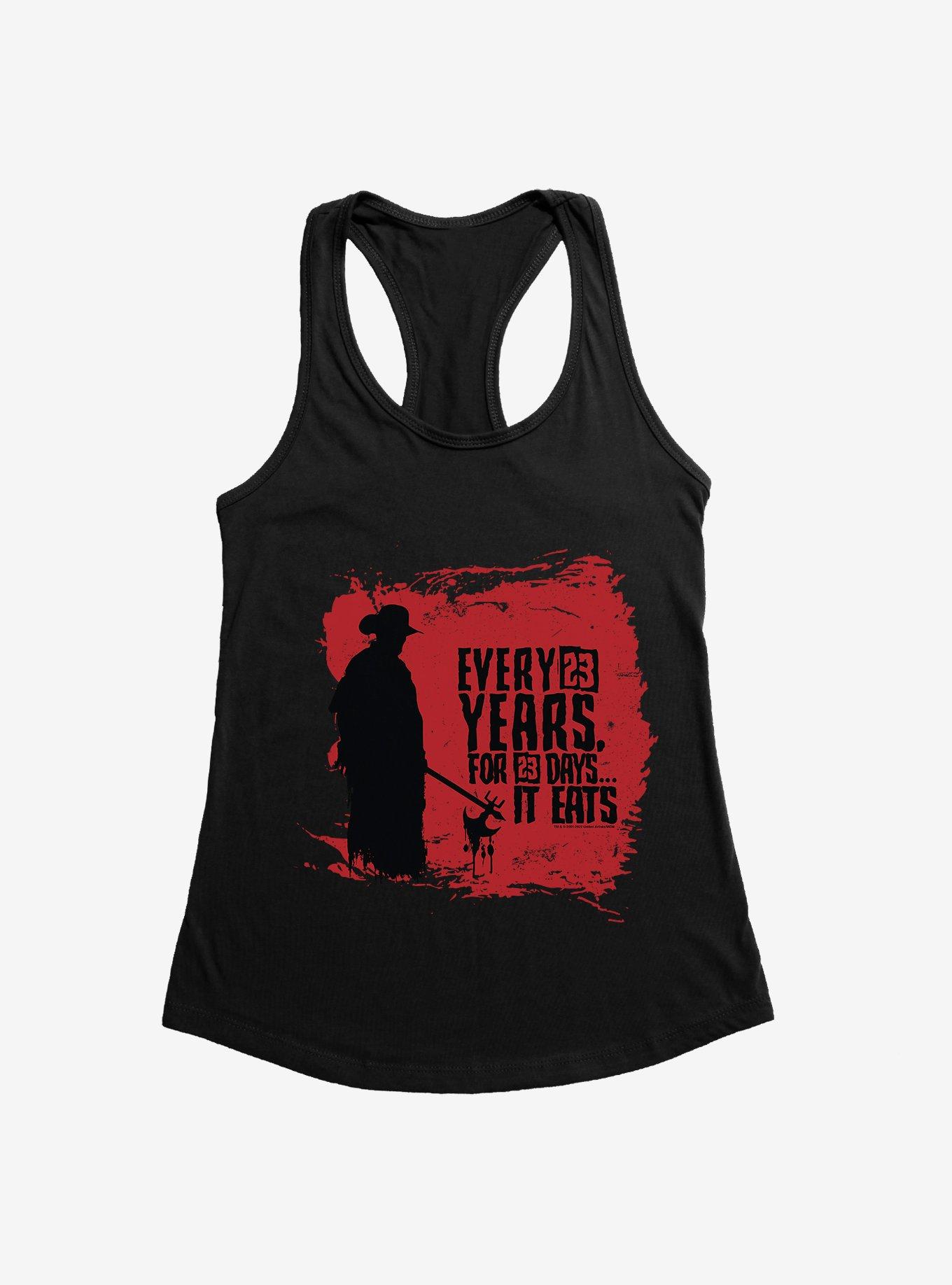 Jeepers Creepers It Eats Womens Tank Top, BLACK, hi-res
