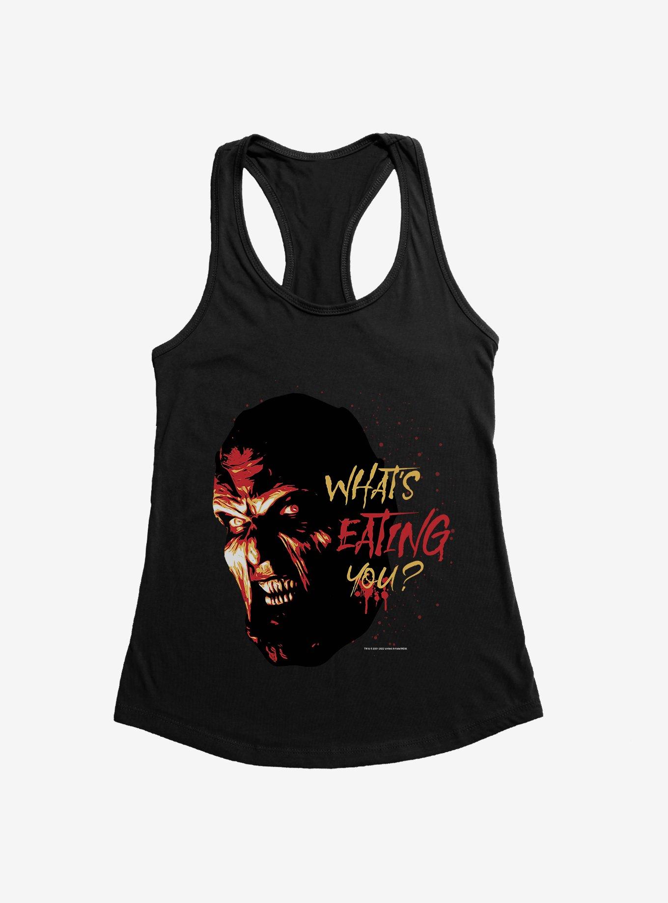 Jeepers Creepers What's Eating You? Womens Tank Top, BLACK, hi-res