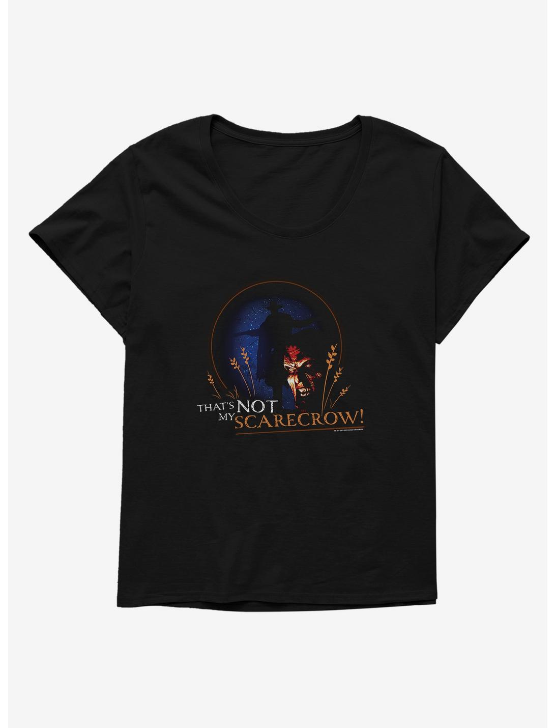 Jeepers Creepers That's Not My Scarecrow Womens T-Shirt Plus Size, BLACK, hi-res