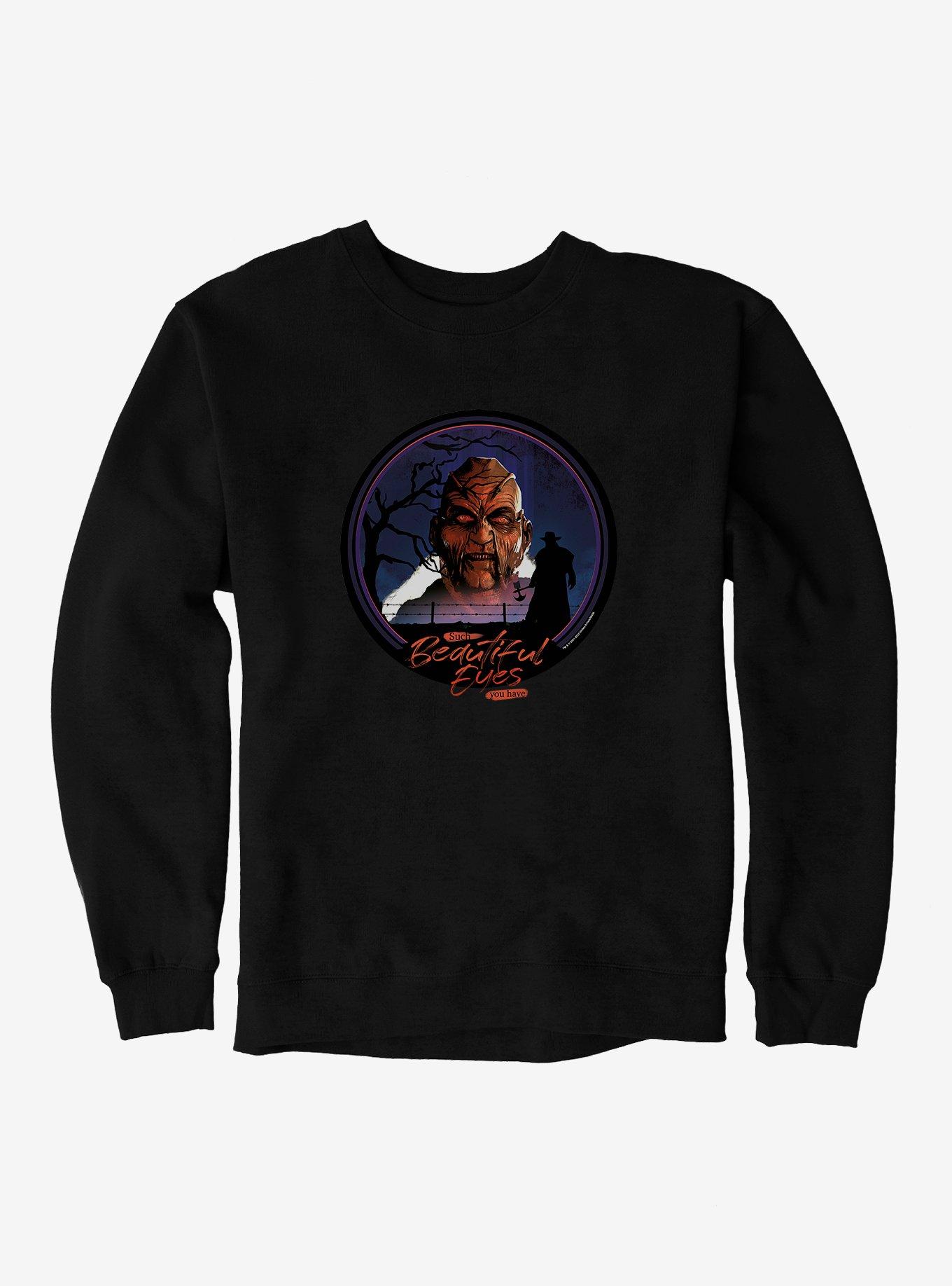 Jeepers Creepers Such Beautiful Eyes Sweatshirt, , hi-res