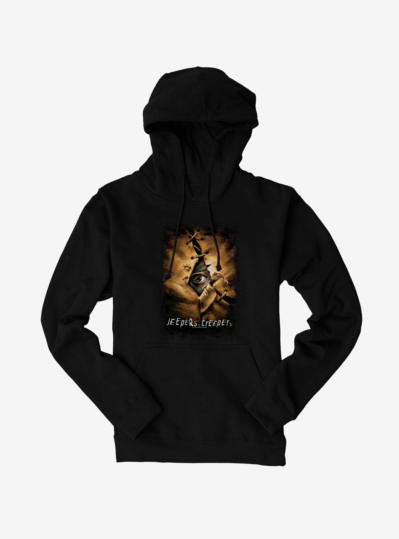 Jeepers Creepers Poster Hoodie, BLACK, hi-res