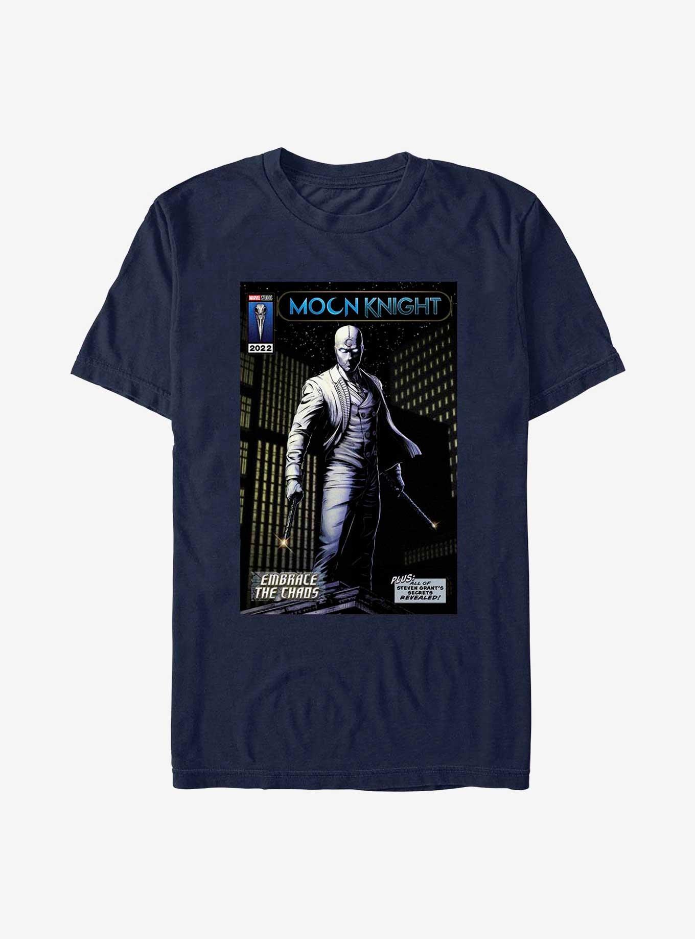 Marvel Moon Knight Comic Cover T-Shirt, NAVY, hi-res