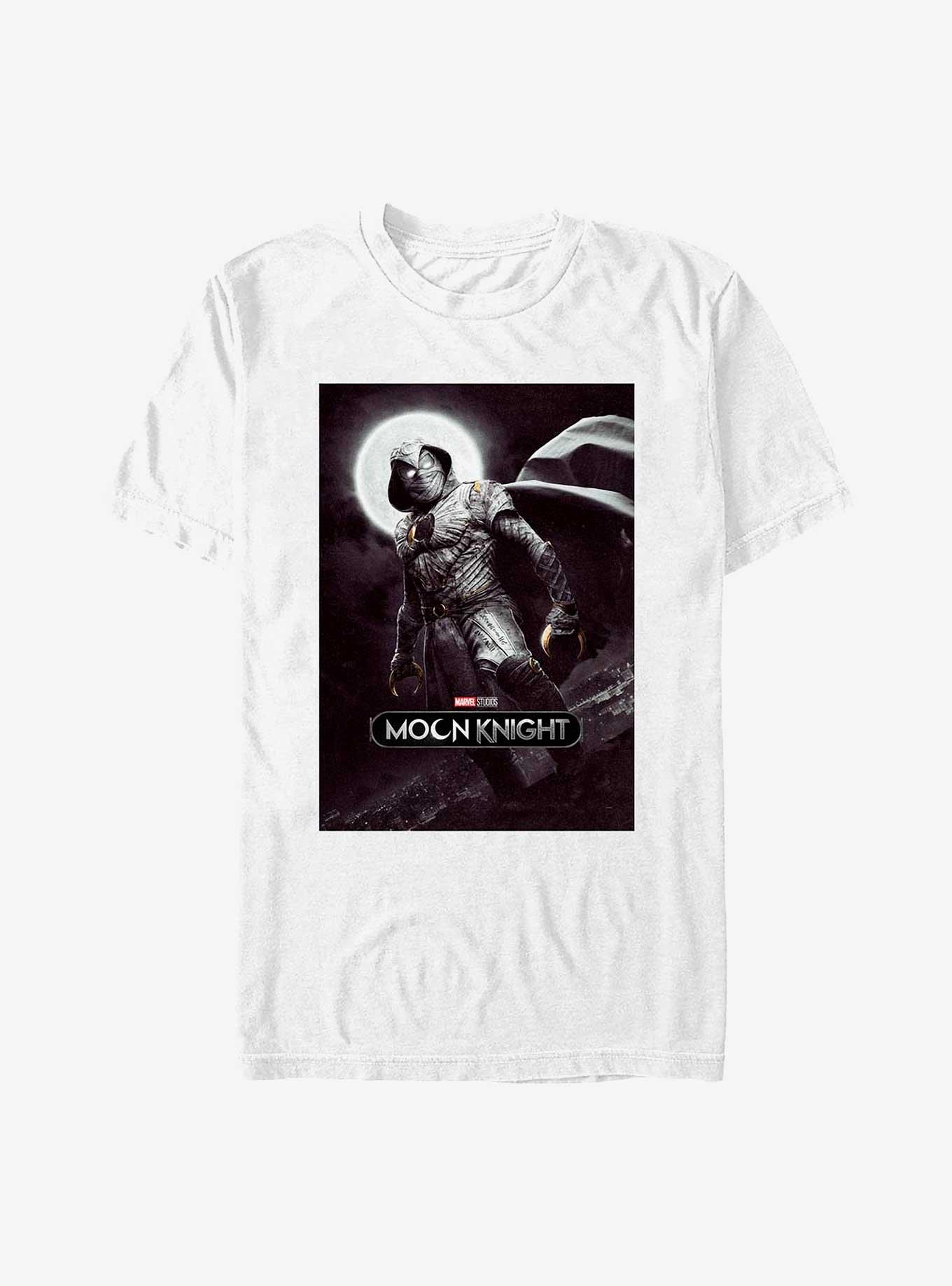 Marvel Moon Knight Hero of the Night T-Shirt, WHITE, hi-res