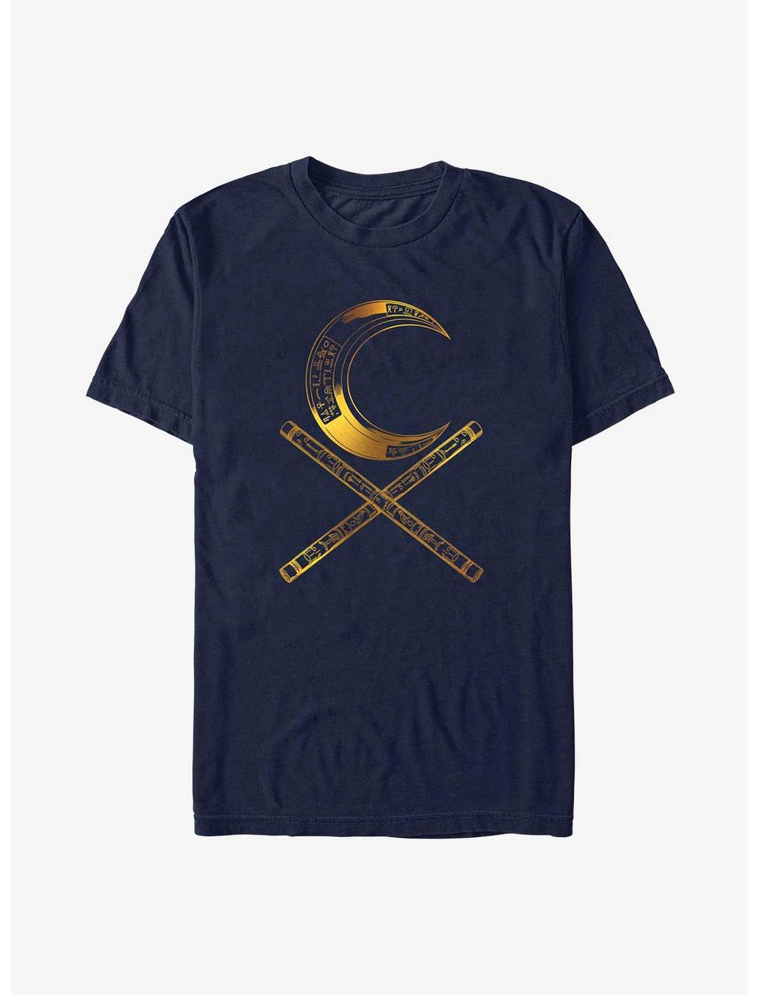 Marvel Moon Knight Moon Baton Glyphs T-Shirt, NAVY, hi-res