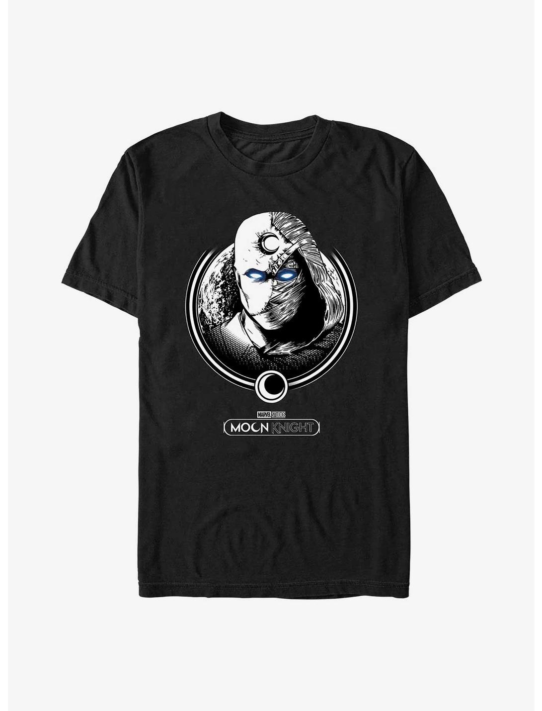 Marvel Moon Knight Dual Moon Head T-Shirt, BLACK, hi-res