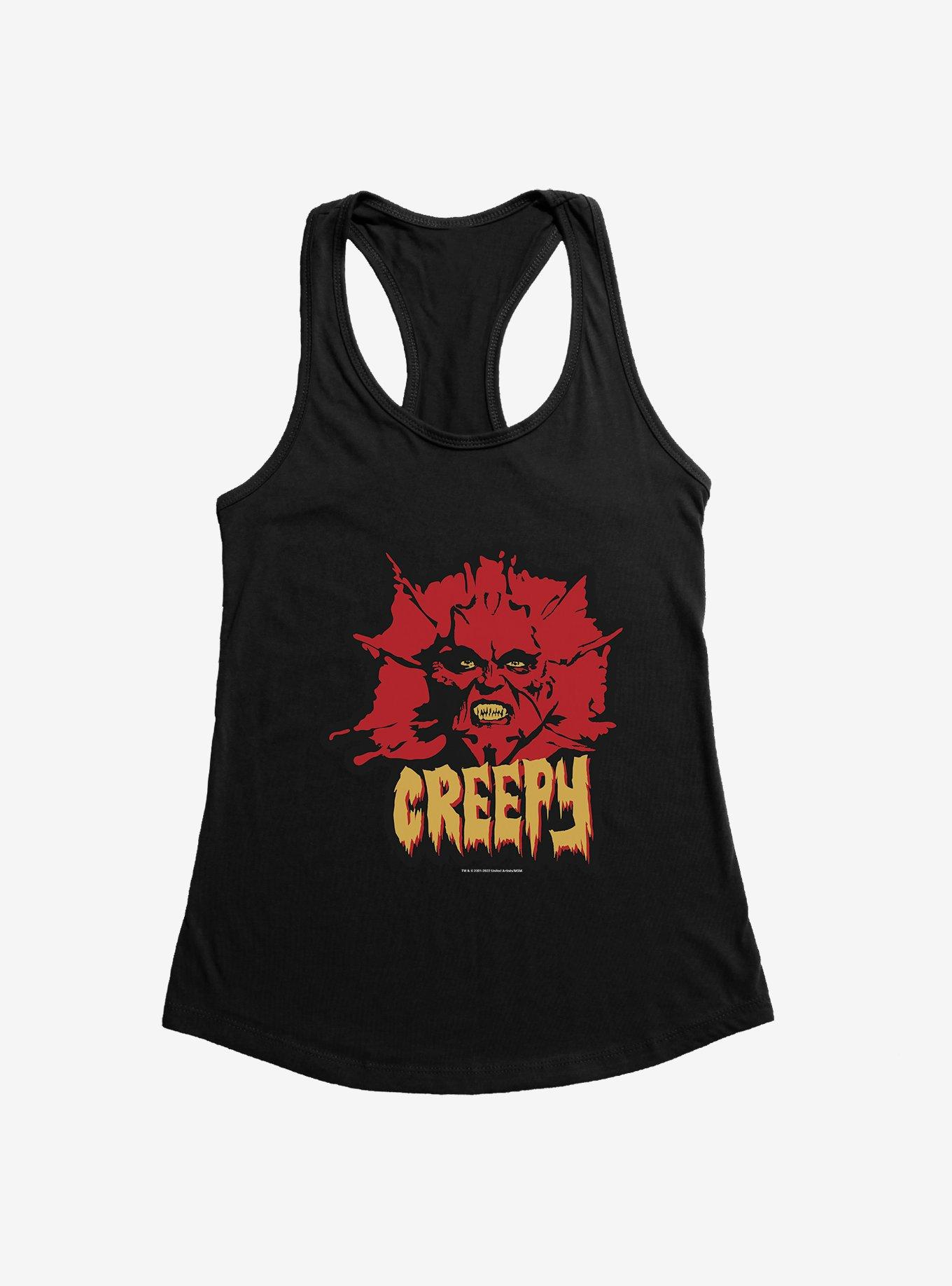 Jeepers Creepers Creepy Womens Tank Top, BLACK, hi-res