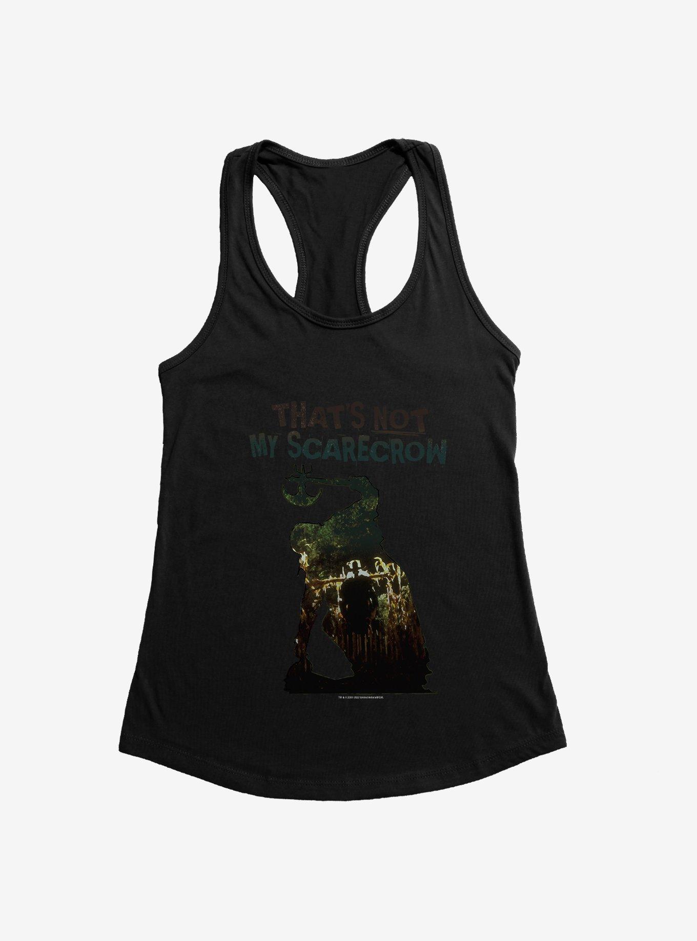 Jeepers Creepers Not My Scarecrow Womens Tank Top, BLACK, hi-res