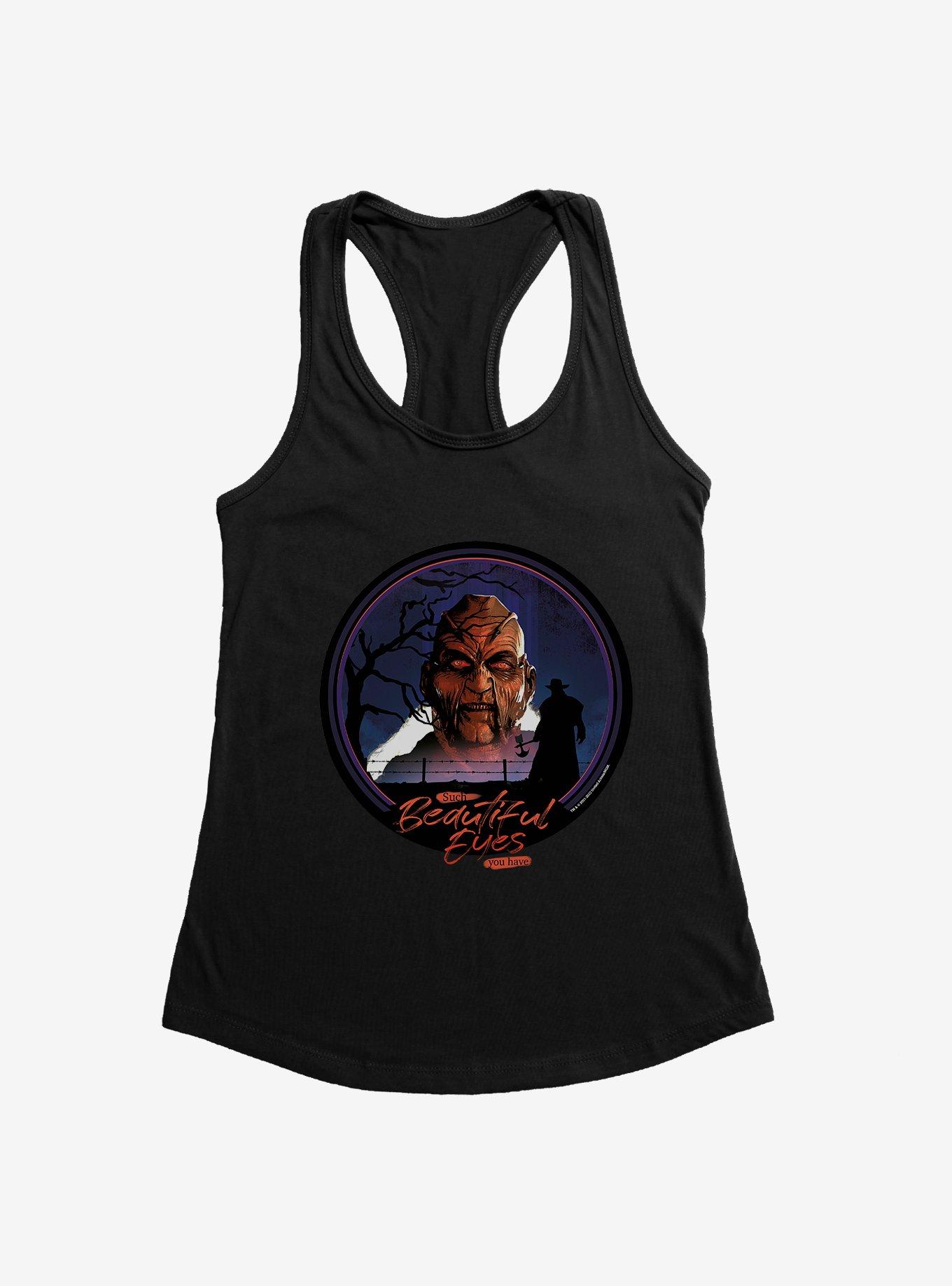 Jeepers Creepers Such Beautiful Eyes Womens Tank Top, BLACK, hi-res