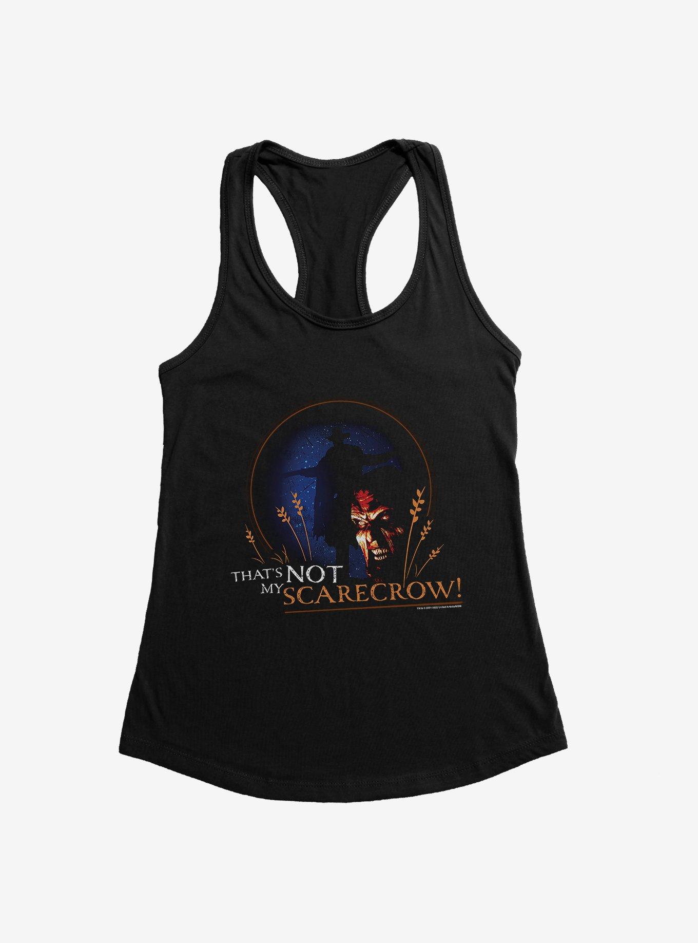 Jeepers Creepers That's Not My Scarecrow Womens Tank Top, BLACK, hi-res