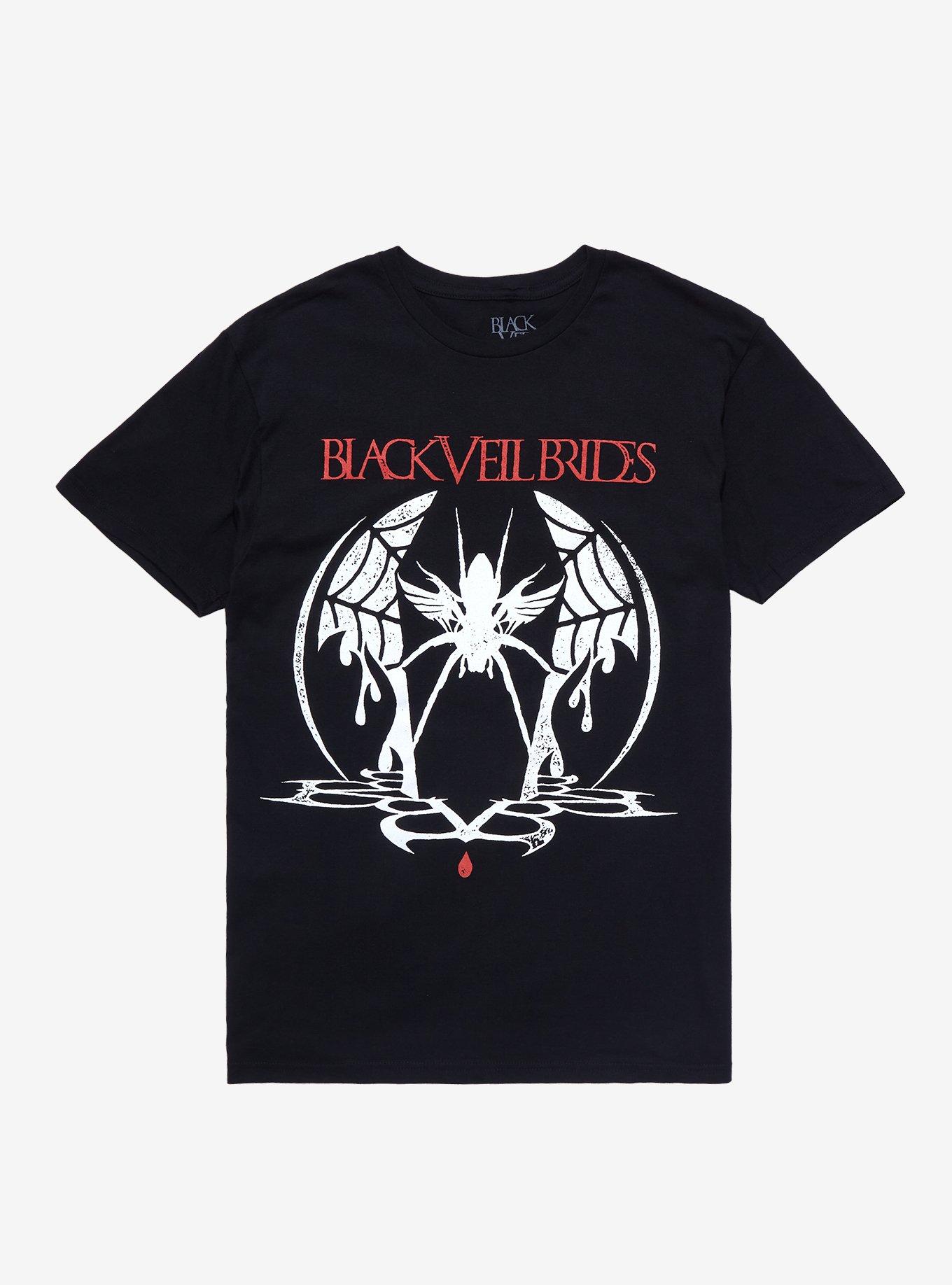 Black Veil Brides Spider Coffin T-Shirt, BLACK, hi-res
