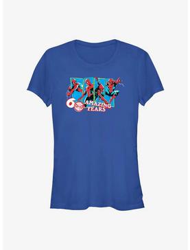 Marvel Spider-Man 60th Anniversary 60 Amazing Years Girls T-Shirt, , hi-res