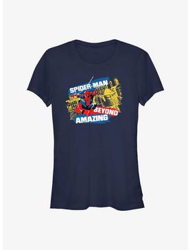 Marvel Spider-Man 60th Anniversary City Swing Girls T-Shirt, , hi-res
