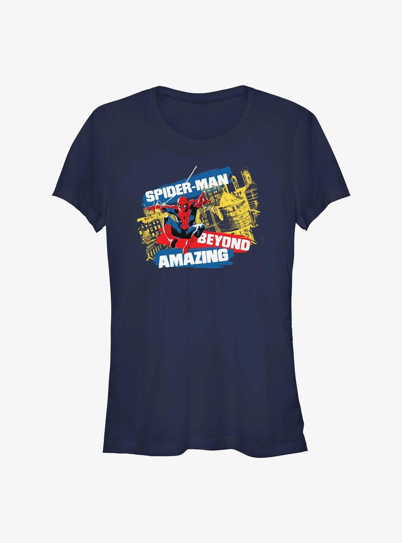 Marvel Spider-Man 60th Anniversary City Swing Girls T-Shirt, , hi-res