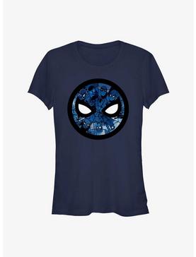 Marvel Spider-Man 60th Anniversary Mask Badge Girls T-Shirt, , hi-res