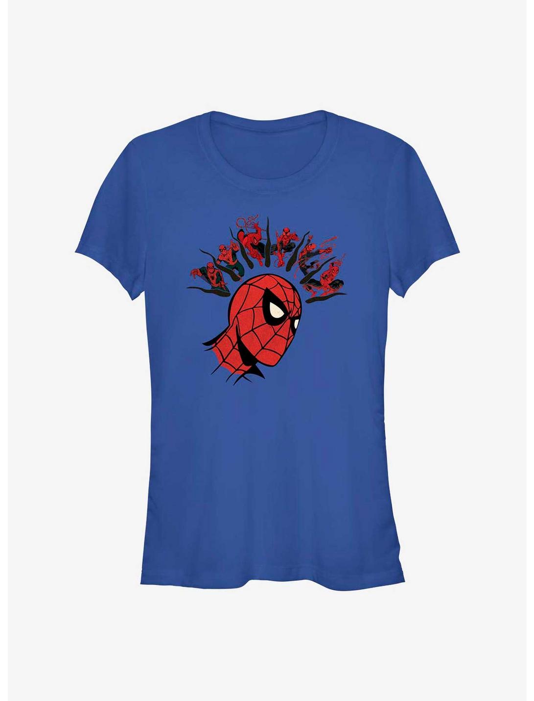 Marvel Spider-Man 60th Anniversary Spidey Senses Girls T-Shirt, ROYAL, hi-res