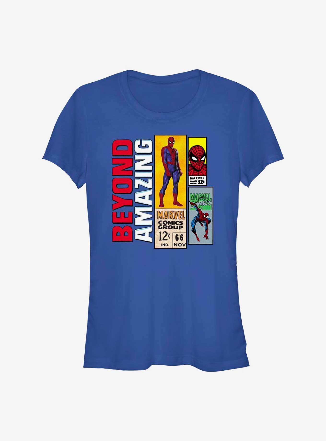 Marvel Spider-Man 60th Anniversary Twelve Cents Spidey Girls T-Shirt, ROYAL, hi-res