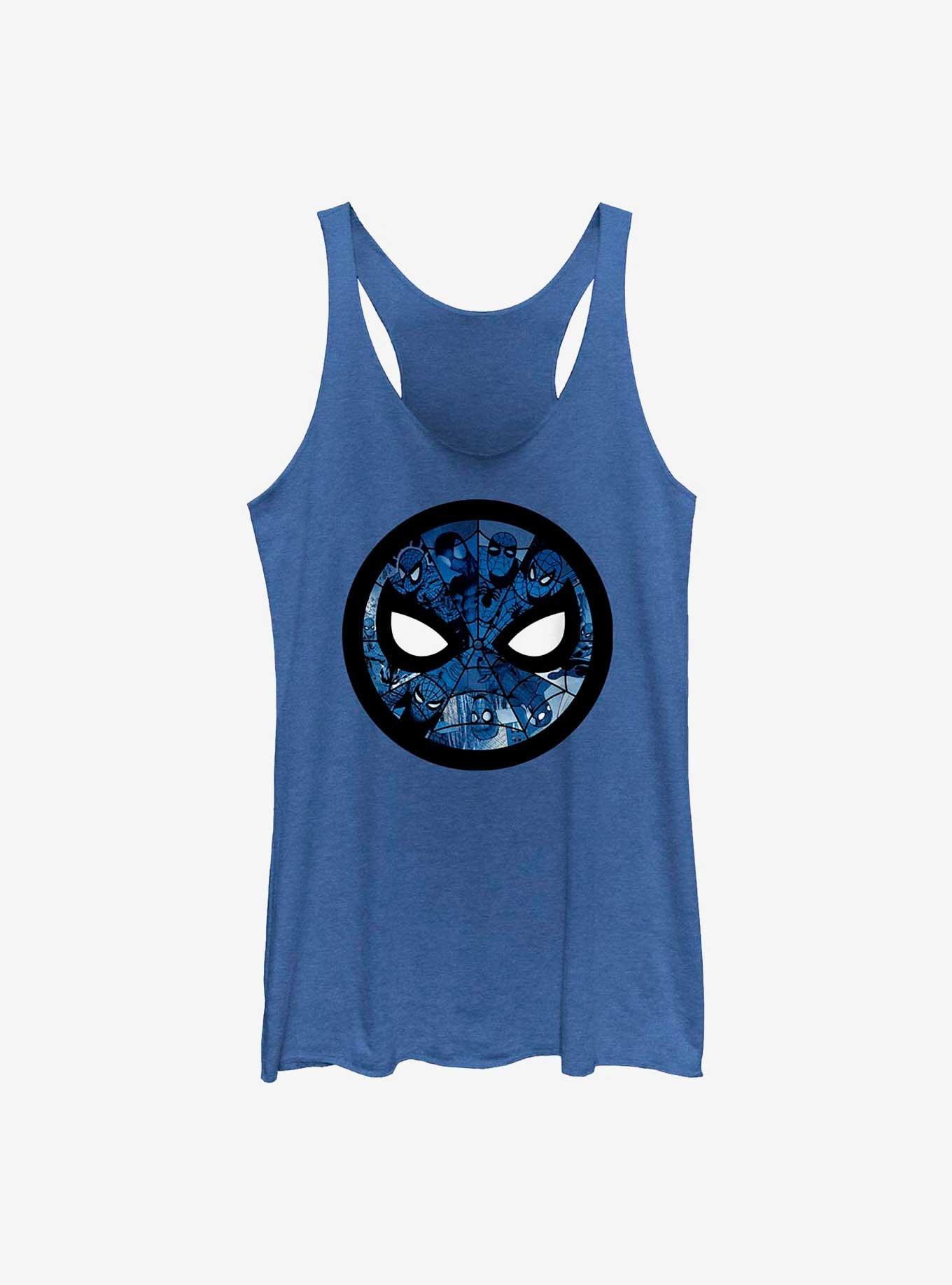 Marvel Spider-Man 60th Anniversary Mask Badge Girls Tank, , hi-res