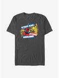 Marvel Spider-Man 60th Anniversary City Swing T-Shirt, CHARCOAL, hi-res