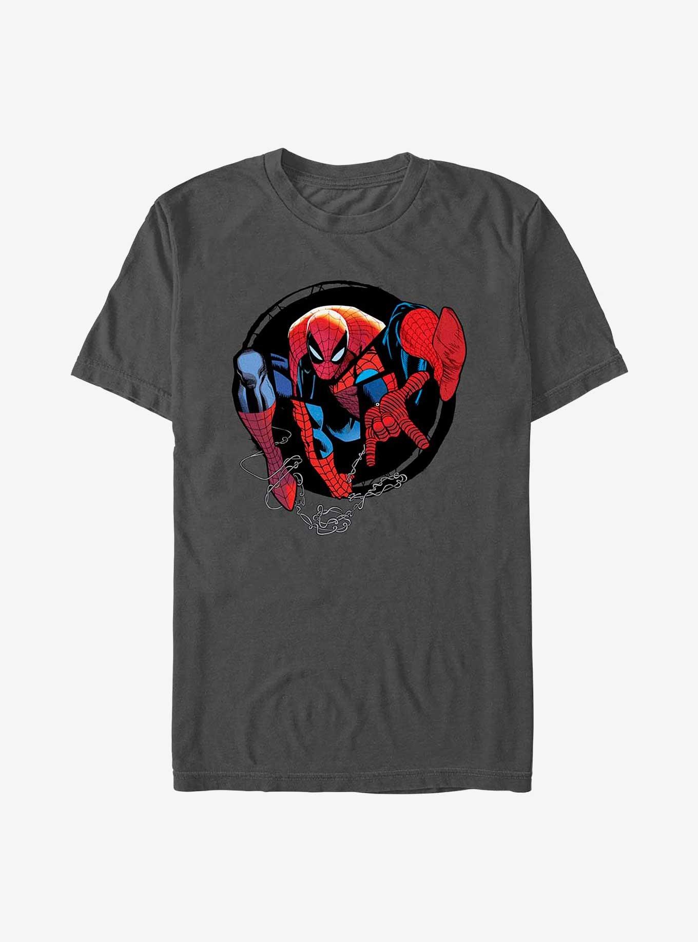 Marvel Spider-Man 60th Anniversary Spidey Jump T-Shirt, CHARCOAL, hi-res