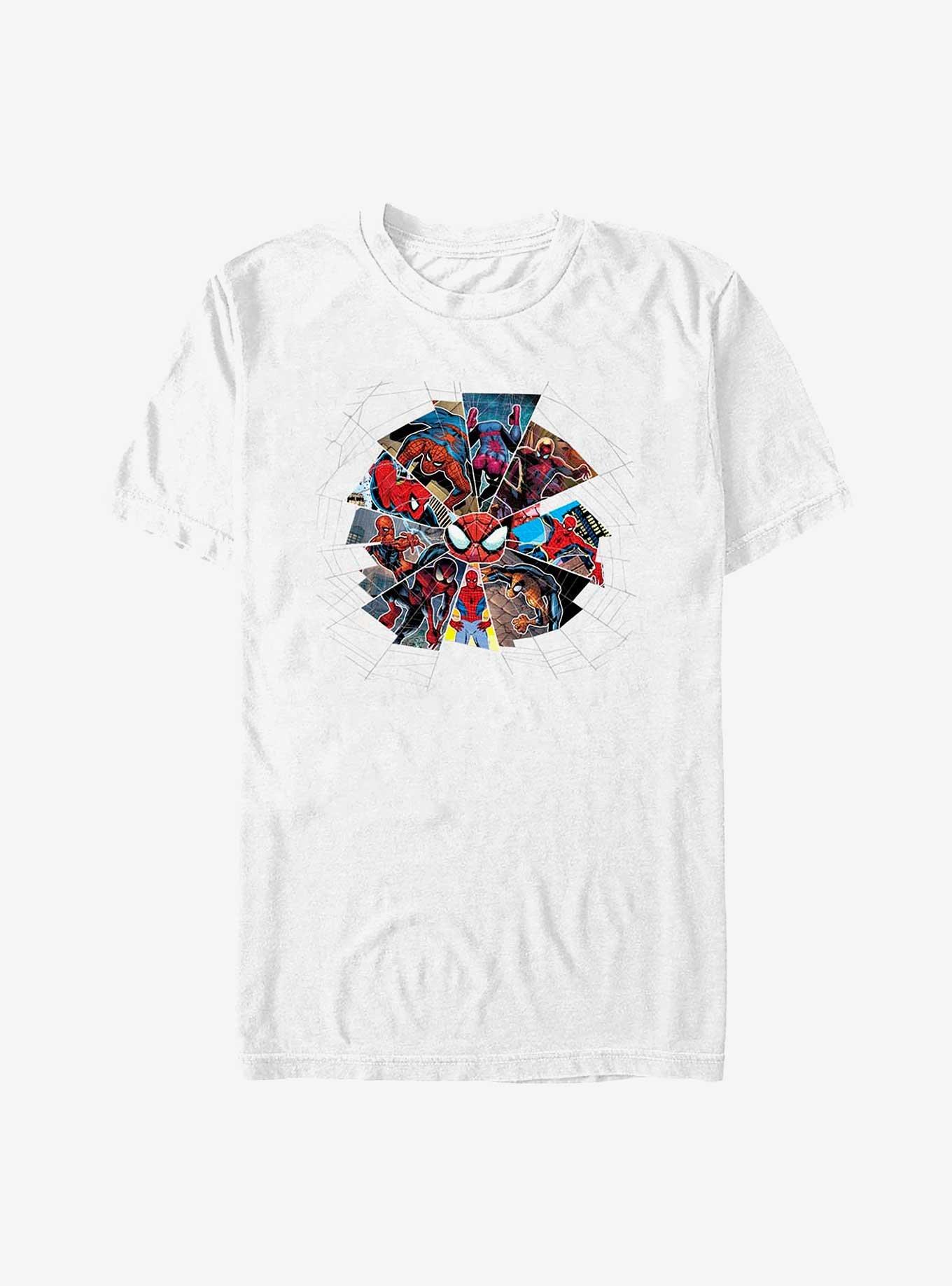 Marvel Spider-Man 60th Anniversary Spidey Web T-Shirt, WHITE, hi-res