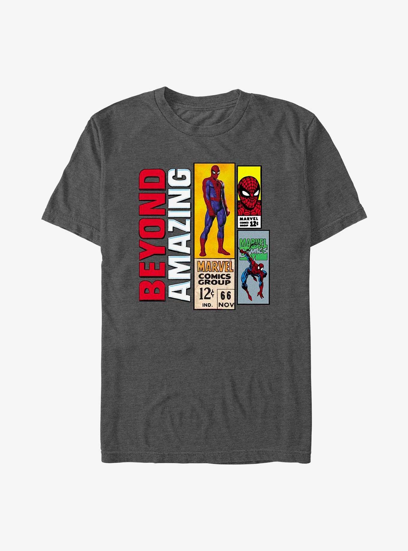 Marvel Spider-Man 60th Anniversary Twelve Cents Spidey T-Shirt, CHARCOAL, hi-res