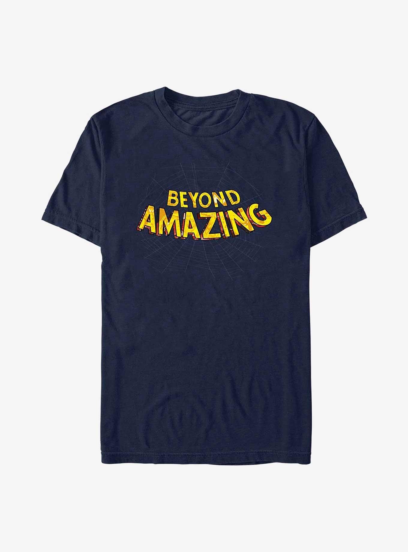 Marvel Spider-Man 60th Anniversary Web Beyond Amazing T-Shirt, NAVY, hi-res