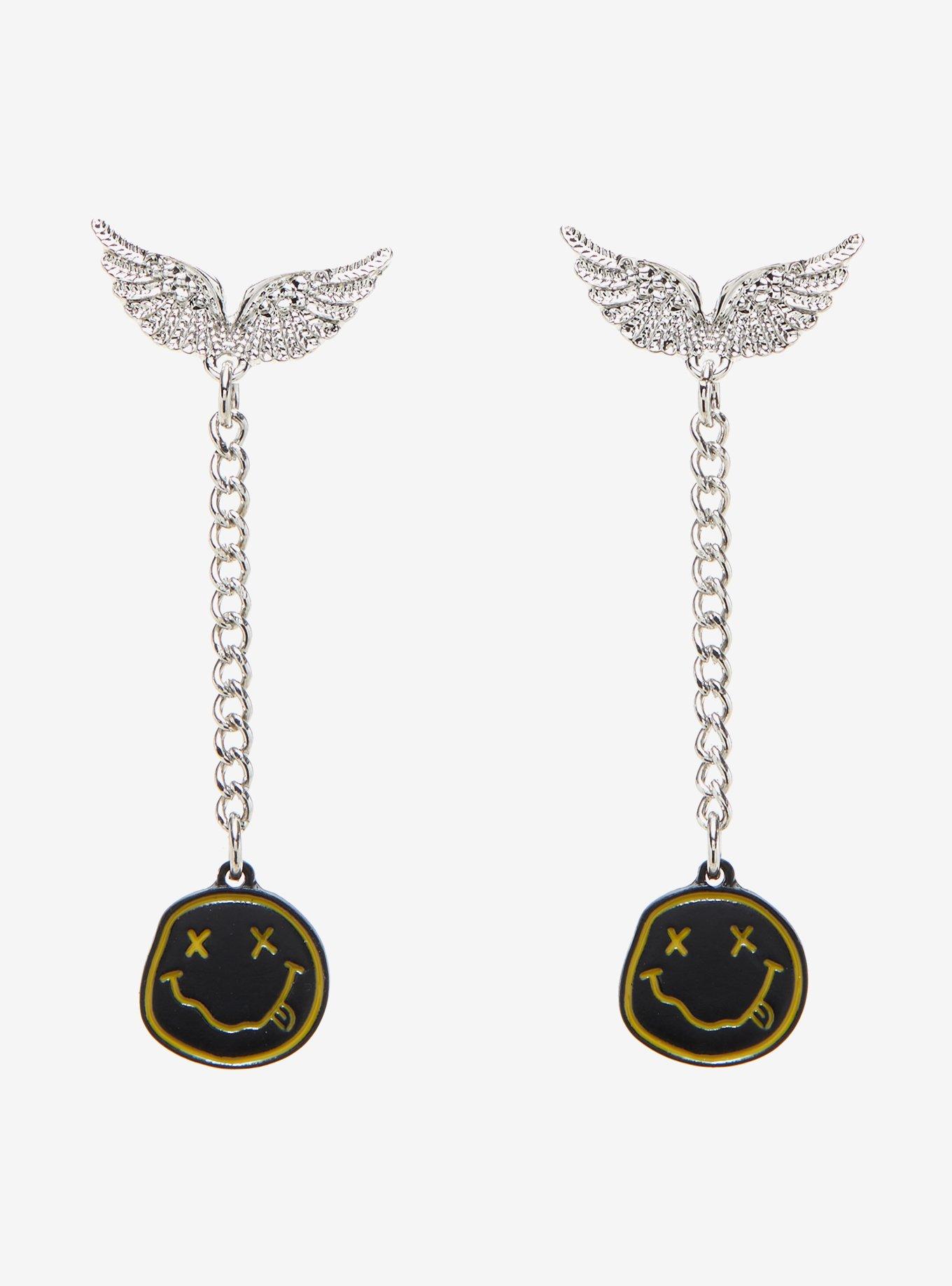 Nirvana Smile Wing Earrings, , hi-res