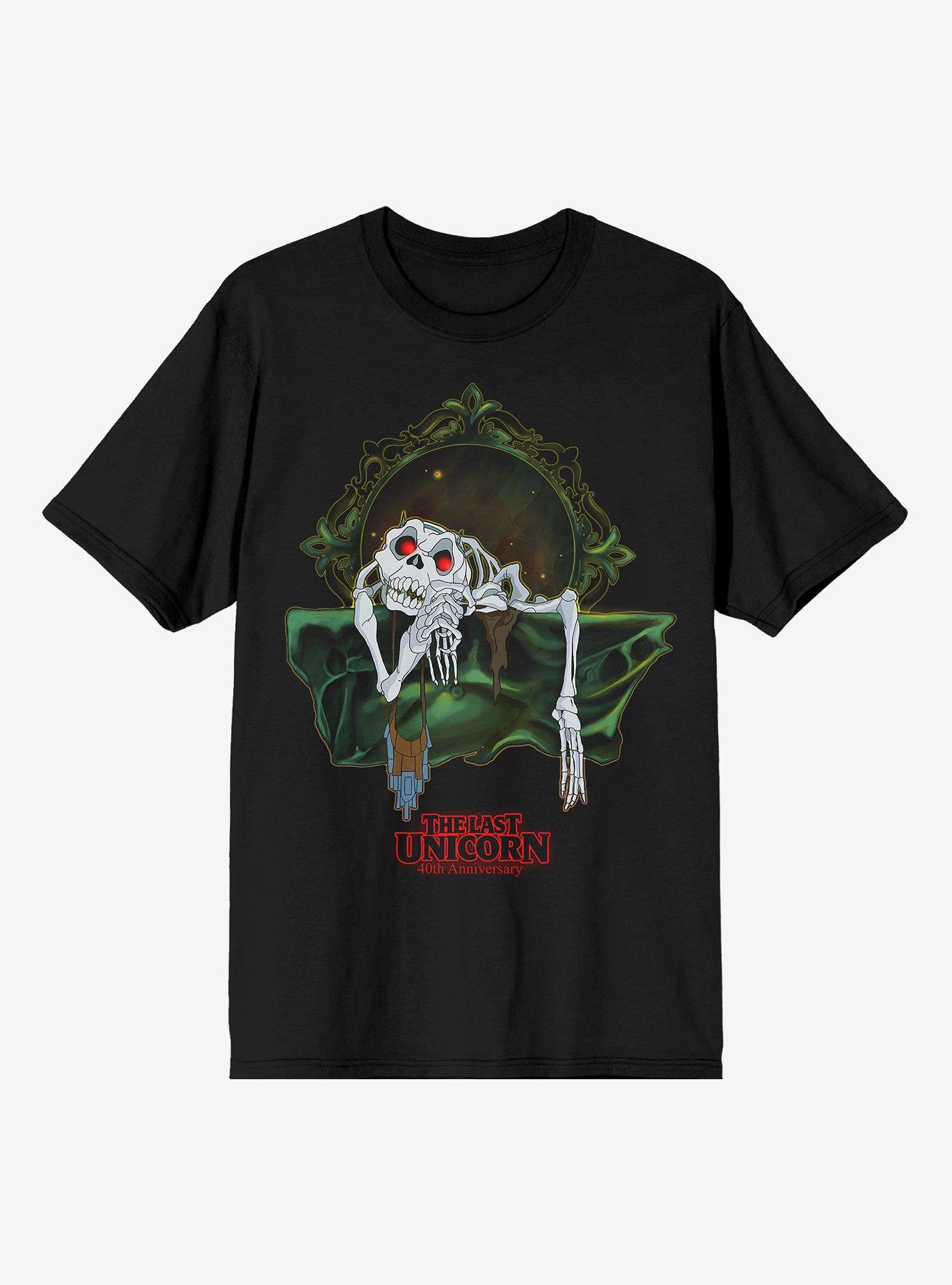 The Last Unicorn The Skull T-Shirt, BLACK, hi-res