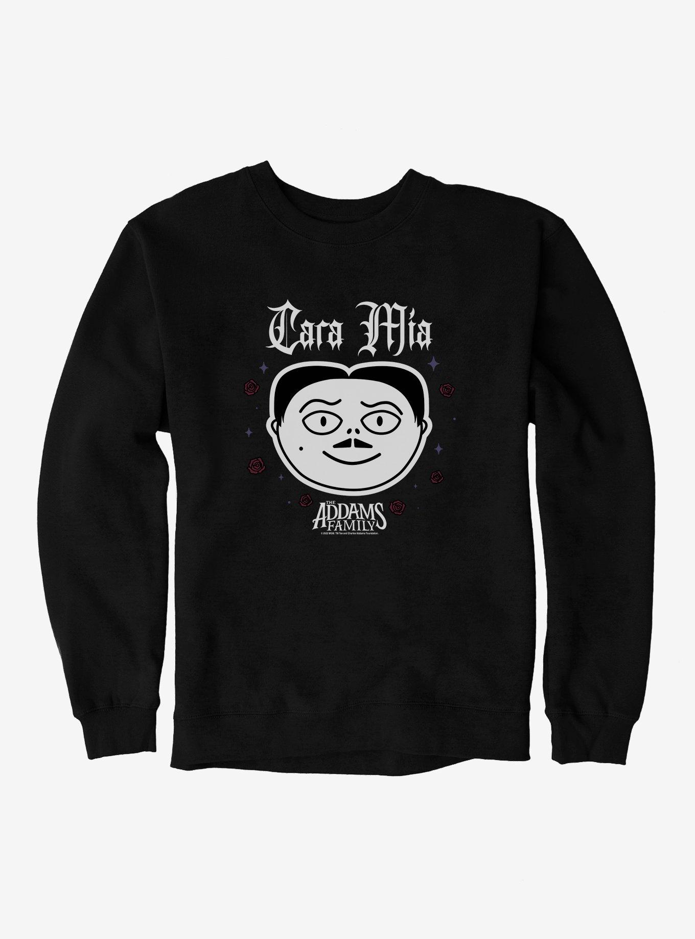 The Addams Family Cara Mia Sweatshirt, BLACK, hi-res