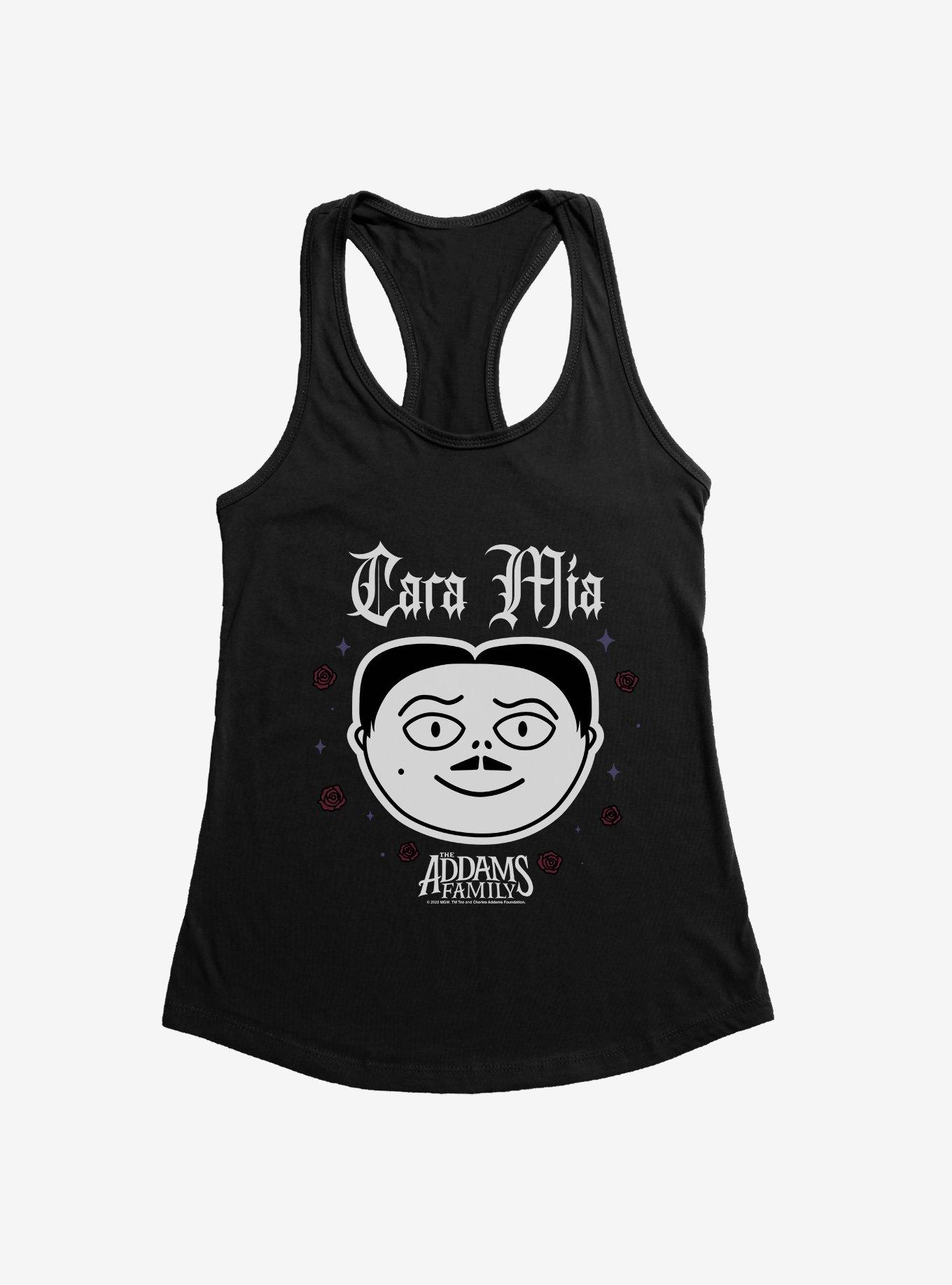 Addams Family Movie Cara Mia Girls Tank, BLACK, hi-res