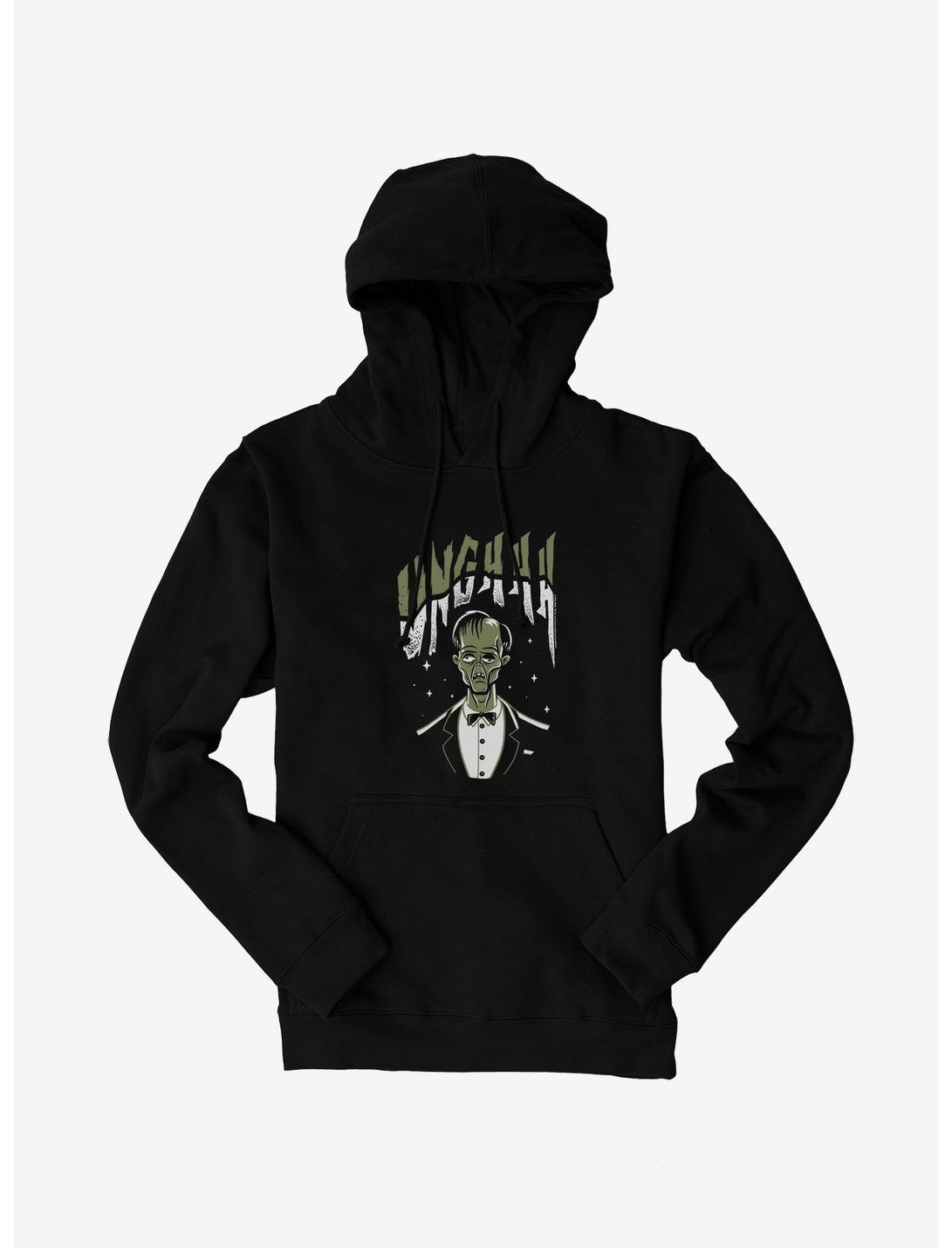 The Addams Family Caricature Lurch Unghhh Hoodie, BLACK, hi-res