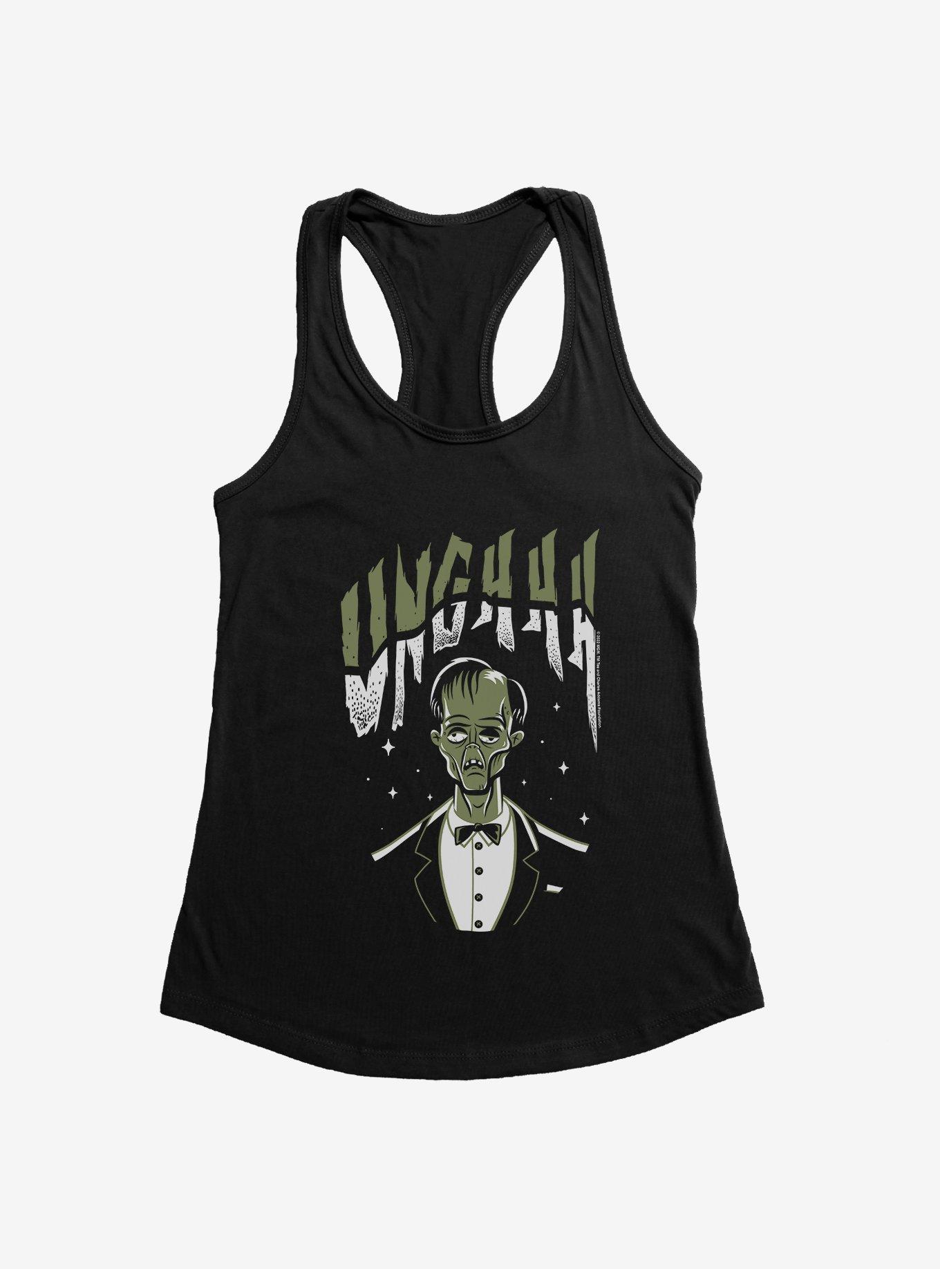 Addams Family Movie Caricature Lurch Unghhh Girls Tank, BLACK, hi-res