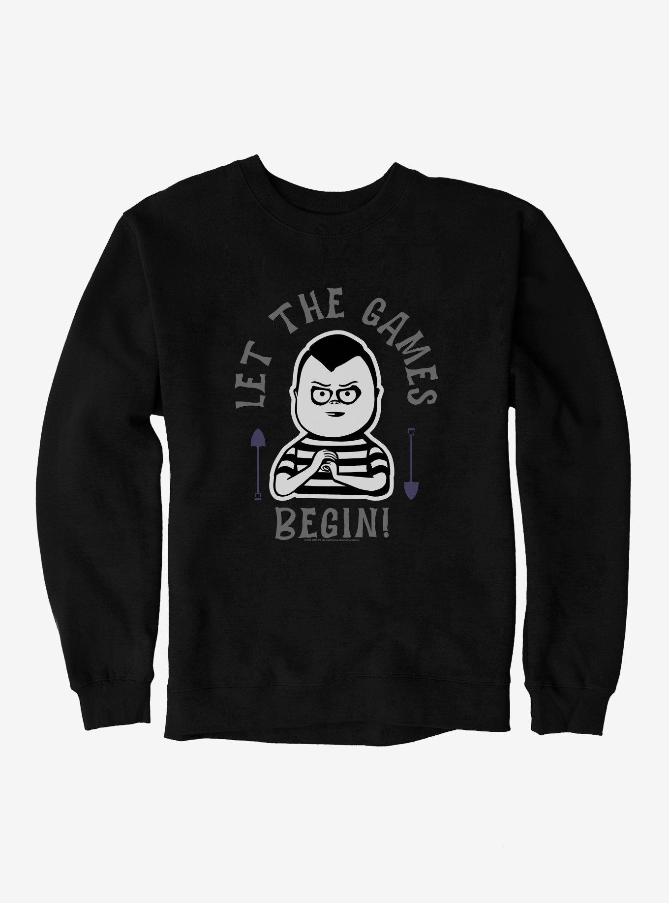 The Addams Family Games Begin Sweatshirt, BLACK, hi-res