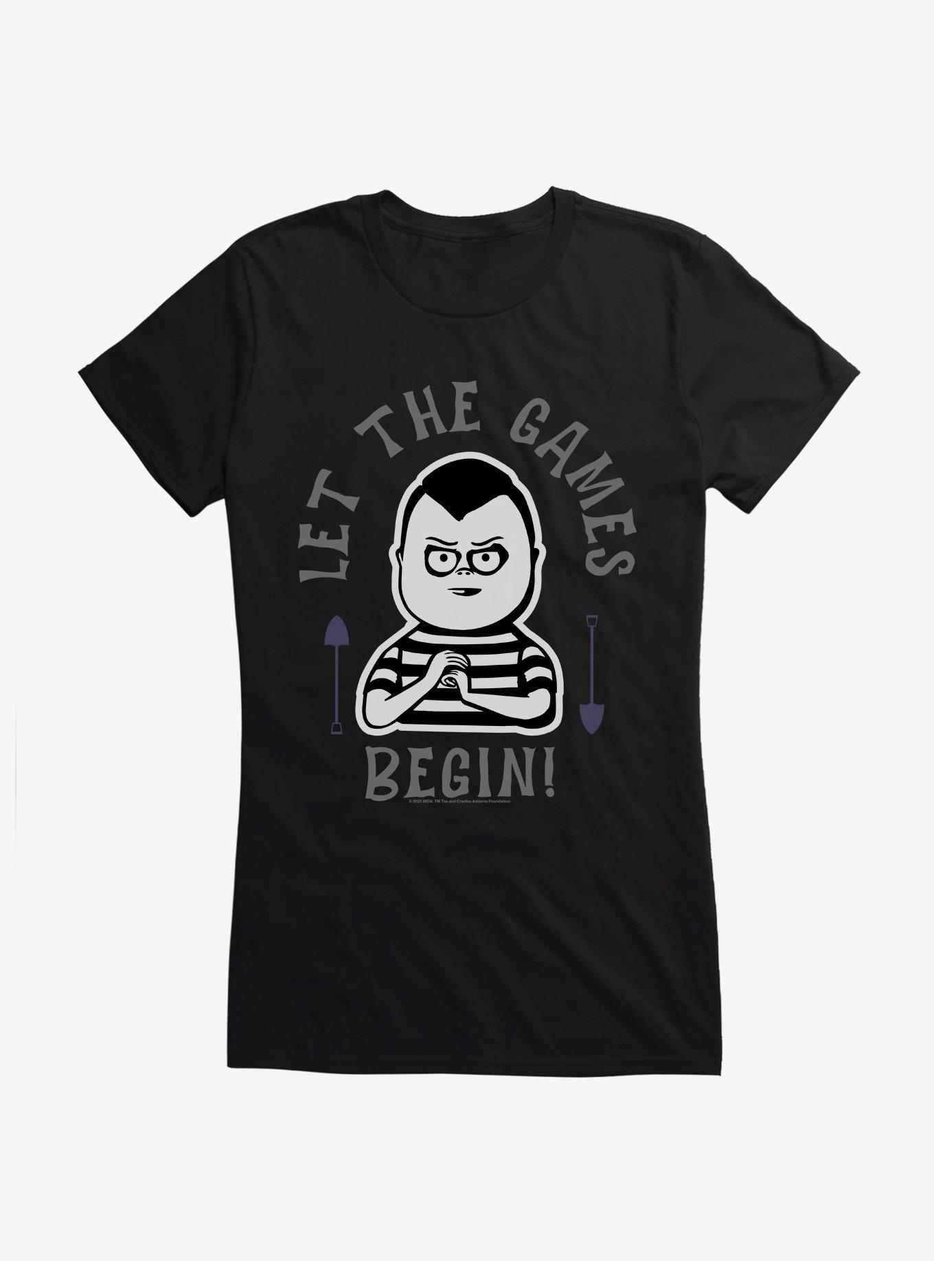 Addams Family Movie Games Begin Girls T-Shirt, , hi-res