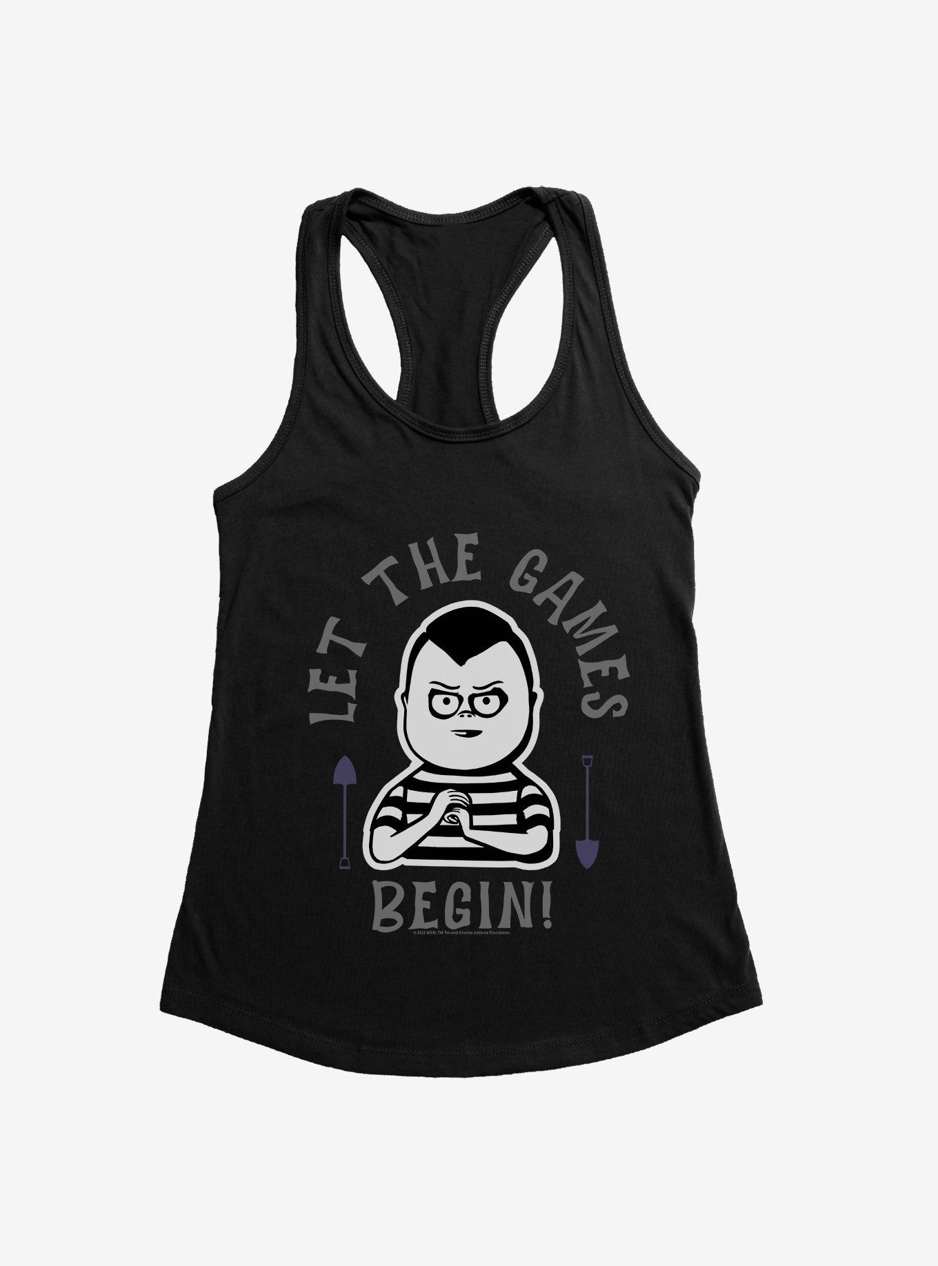 Addams Family Movie Games Begin Girls Tank, BLACK, hi-res