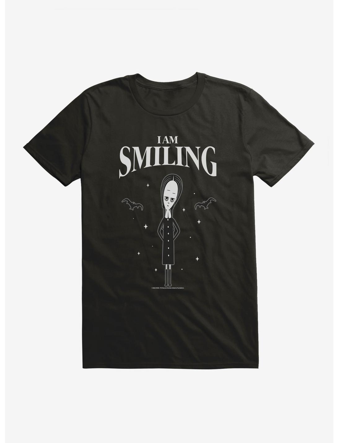 Addams Family Movie I Am Smiling T-Shirt, BLACK, hi-res