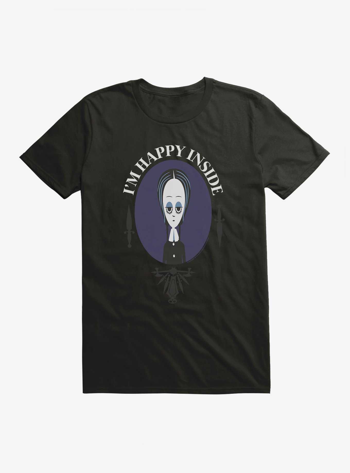 Addams Family Movie I'm Happy Inside T-Shirt, , hi-res
