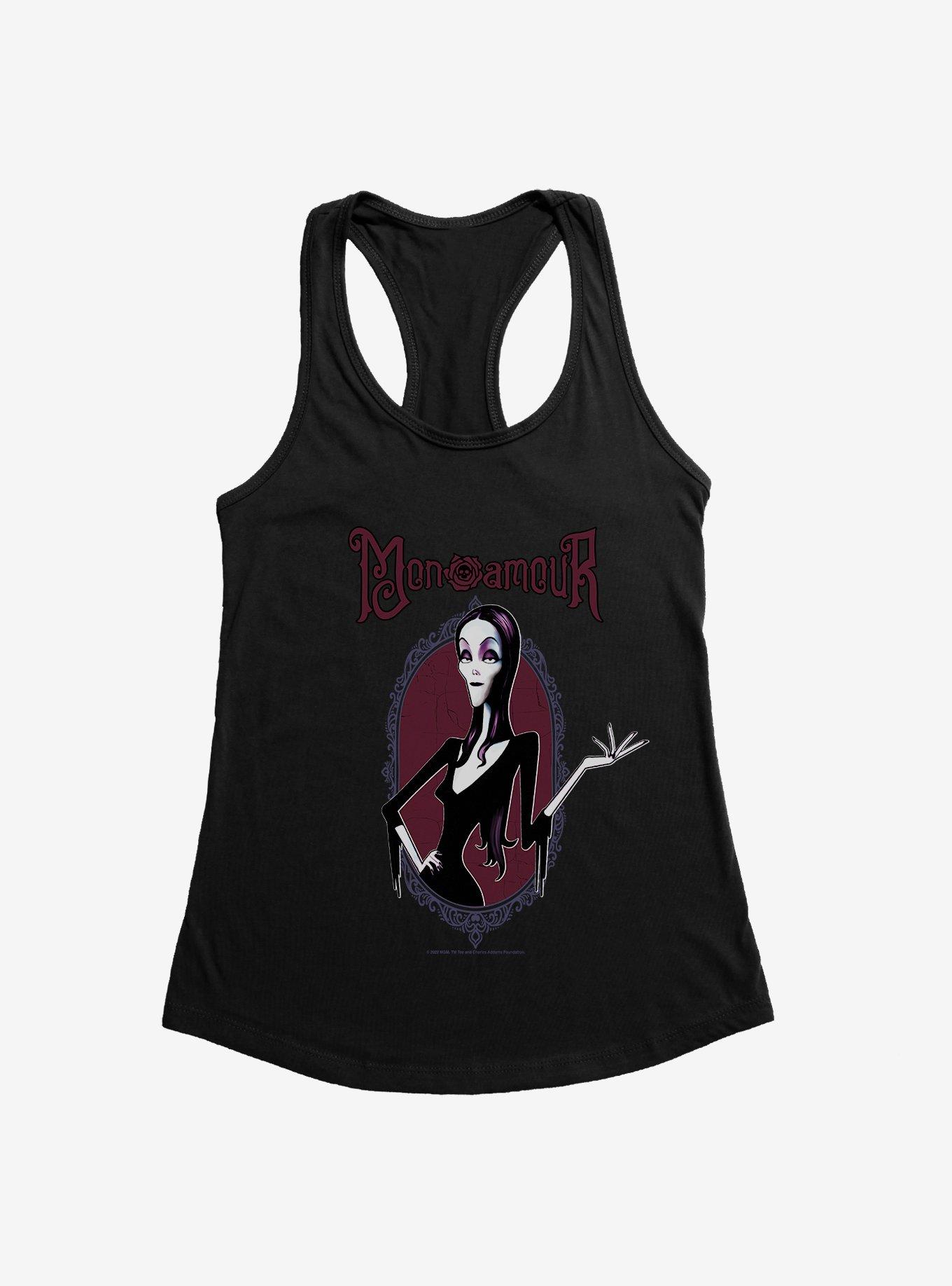 Addams Family Movie Mon Amour Girls Tank, BLACK, hi-res