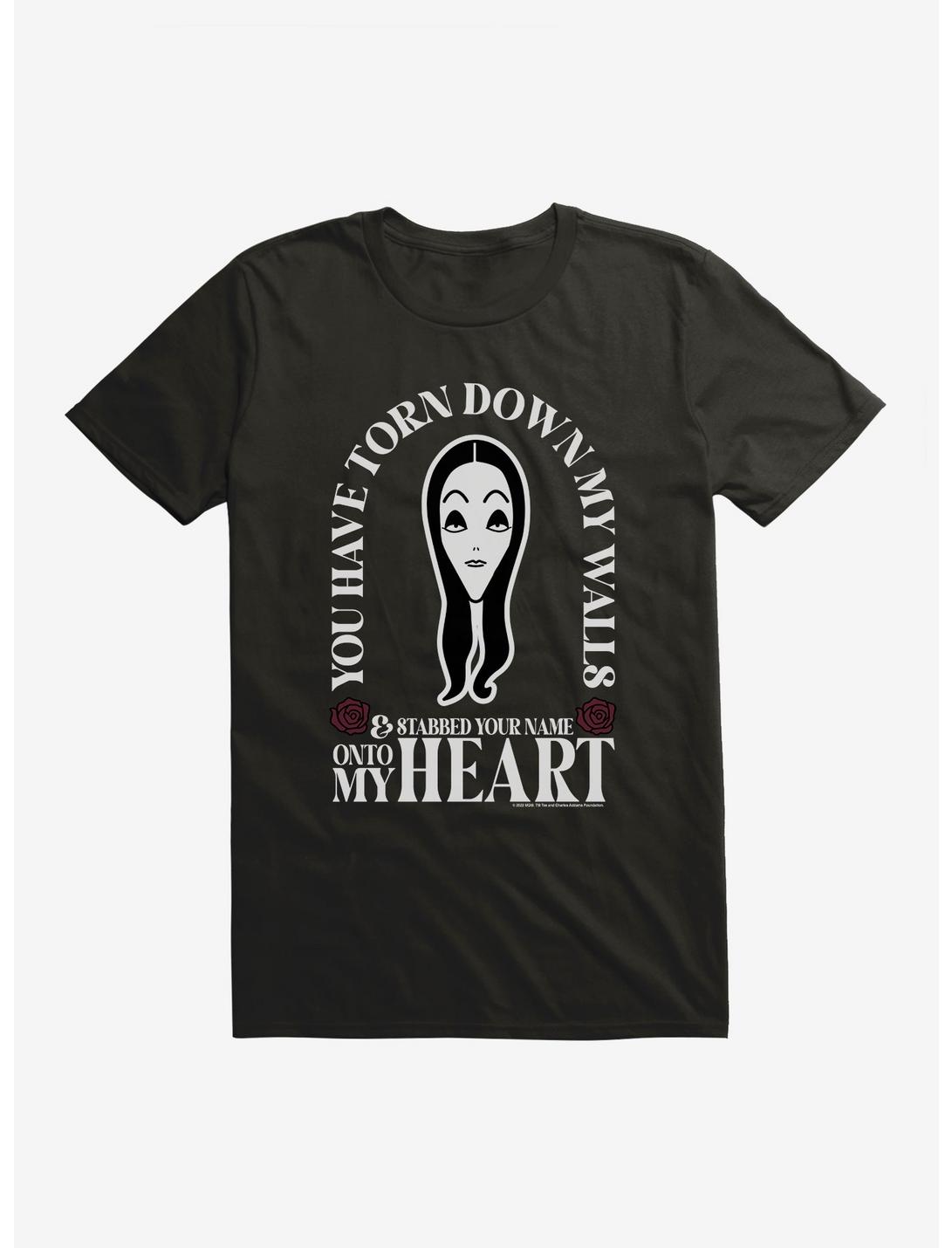 Addams Family Movie Torn Down My Walls T-Shirt, BLACK, hi-res