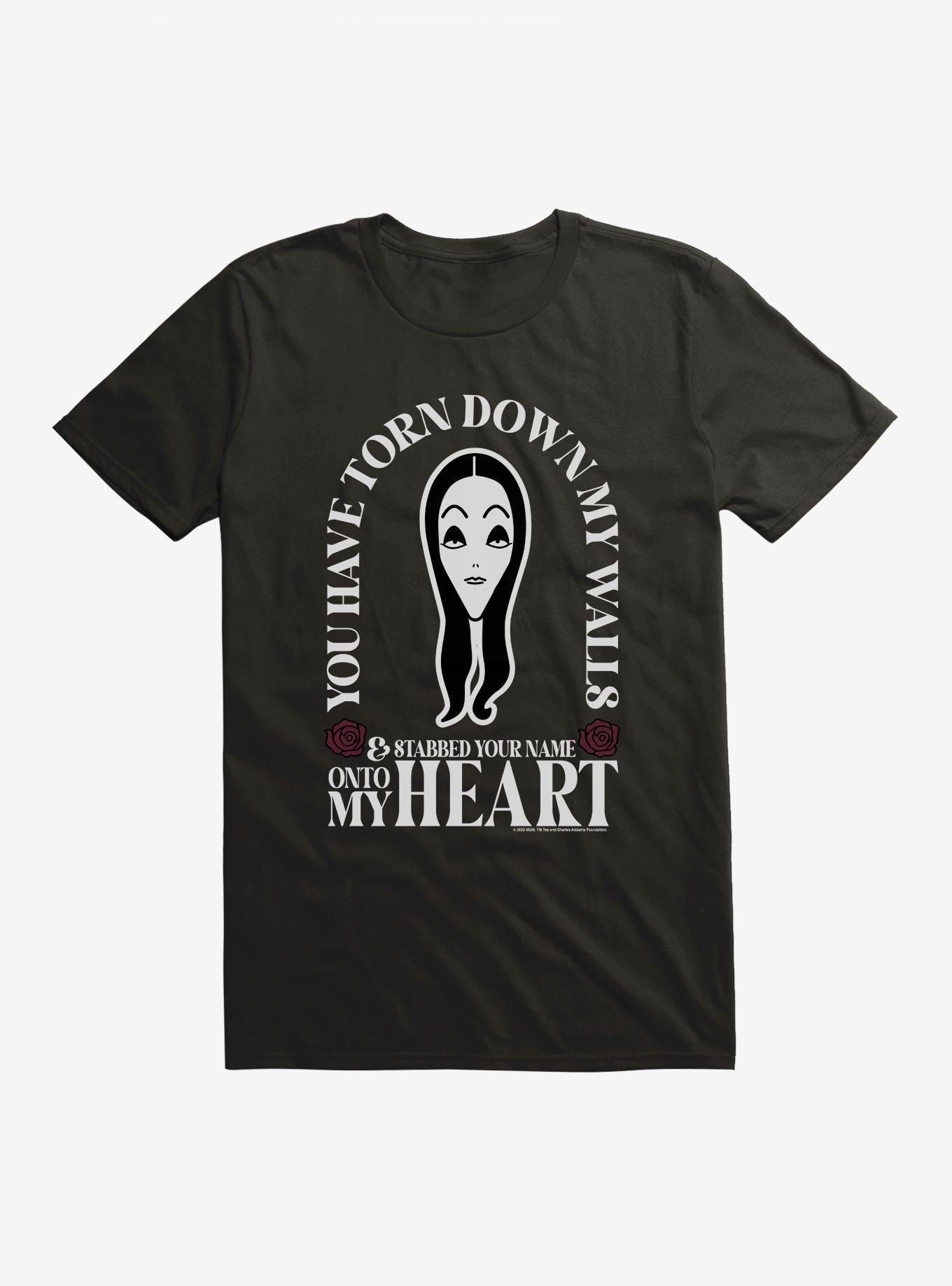 Addams Family Movie Torn Down My Walls T-Shirt, BLACK, hi-res