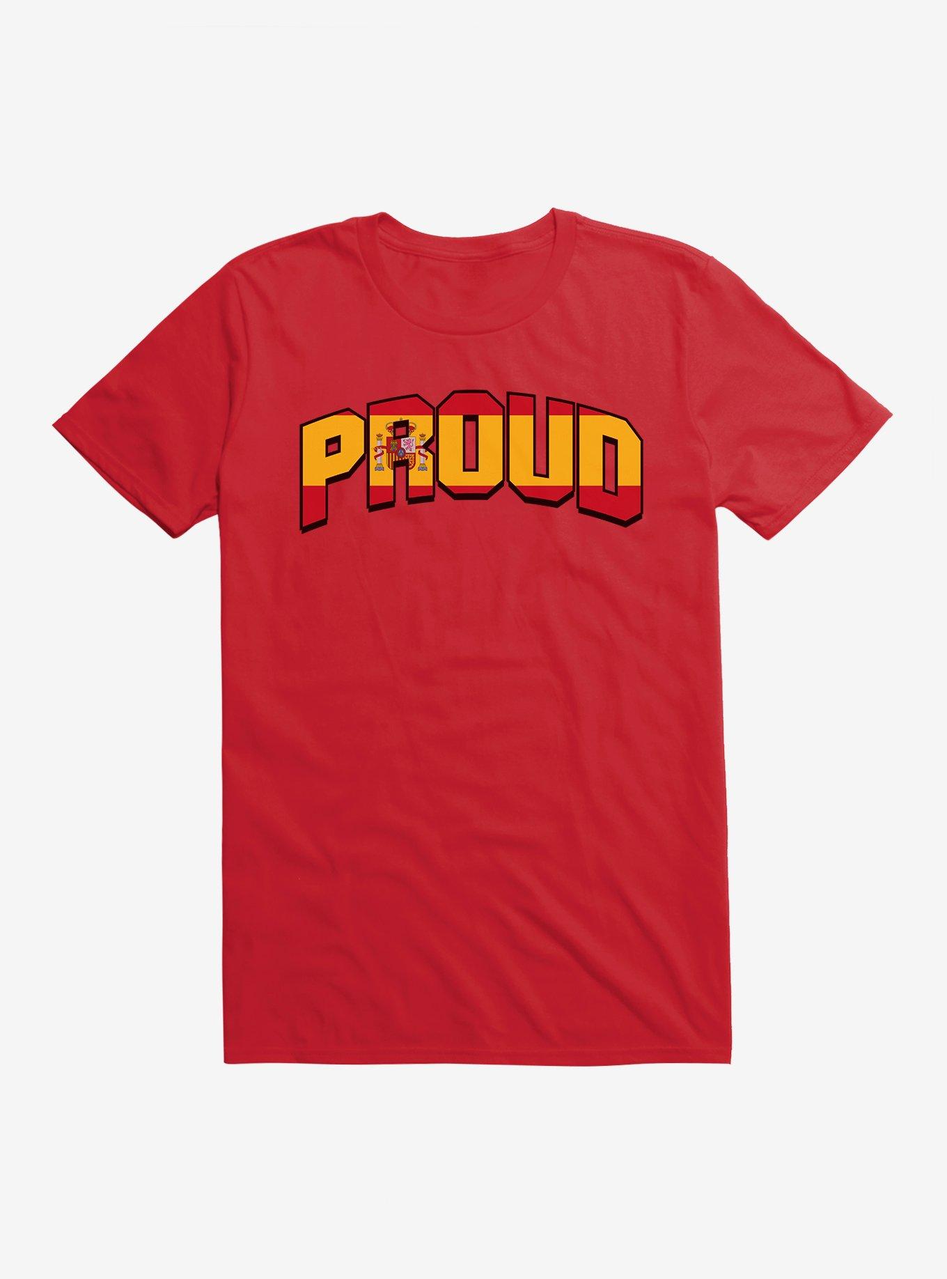 THRDLESS Spain Flag T-Shirt
