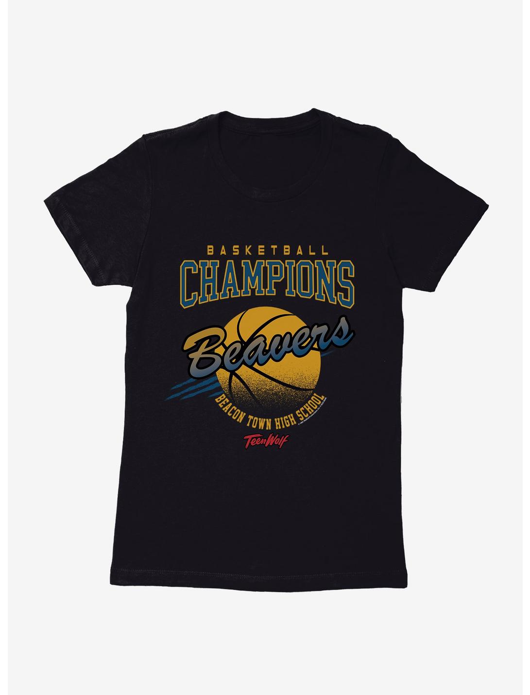 Teen Wolf Basketball Champions Womens T-Shirt, BLACK, hi-res